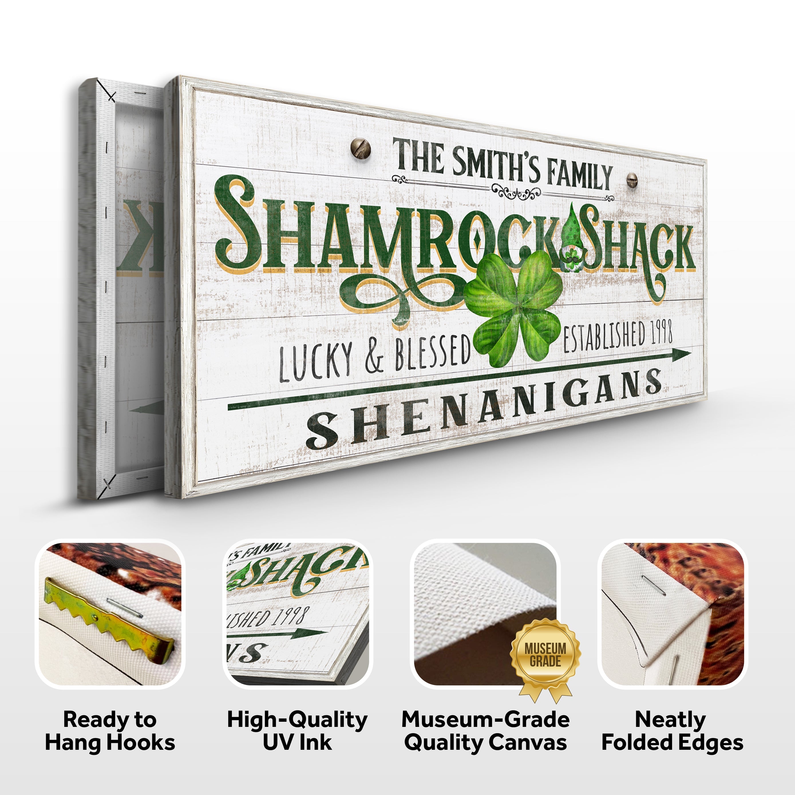 Custom Shamrock Shack Sign on sale at MyriadMart