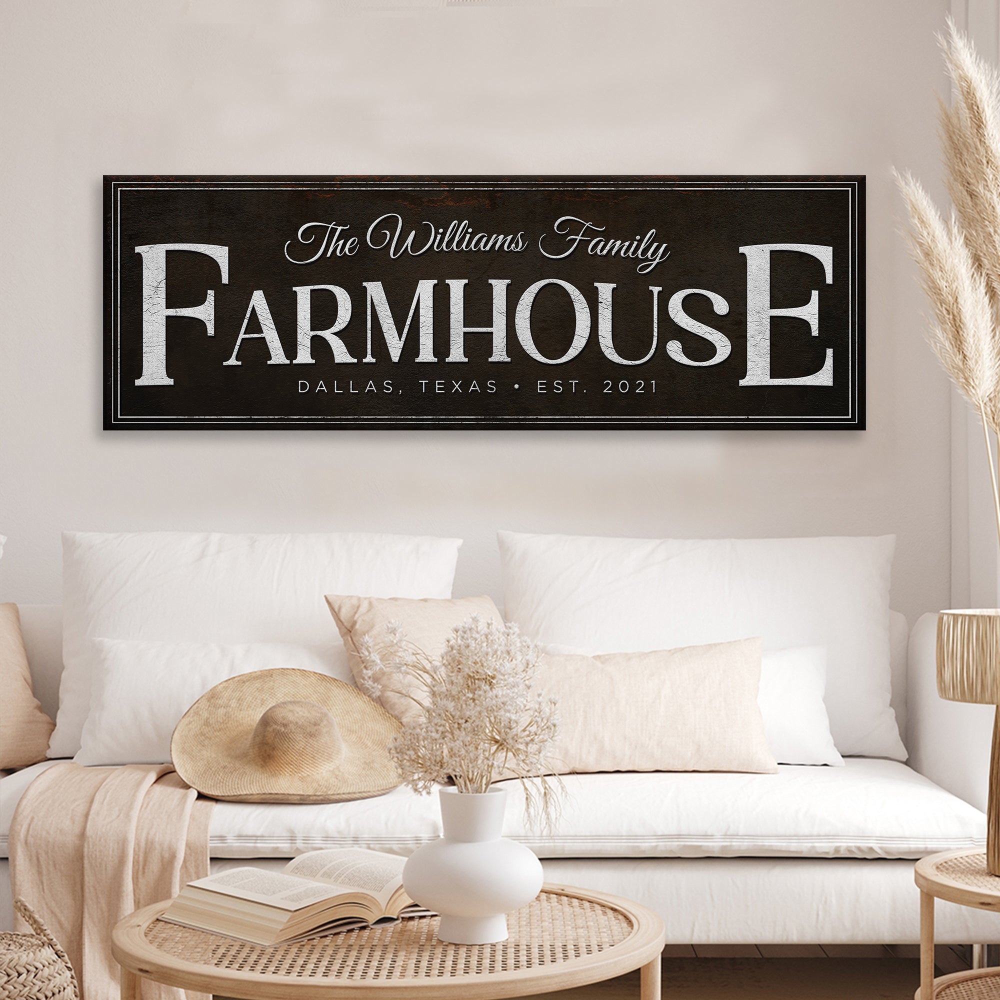 Custom Vintage Rust Farmhouse Sign III on sale at MyriadMart