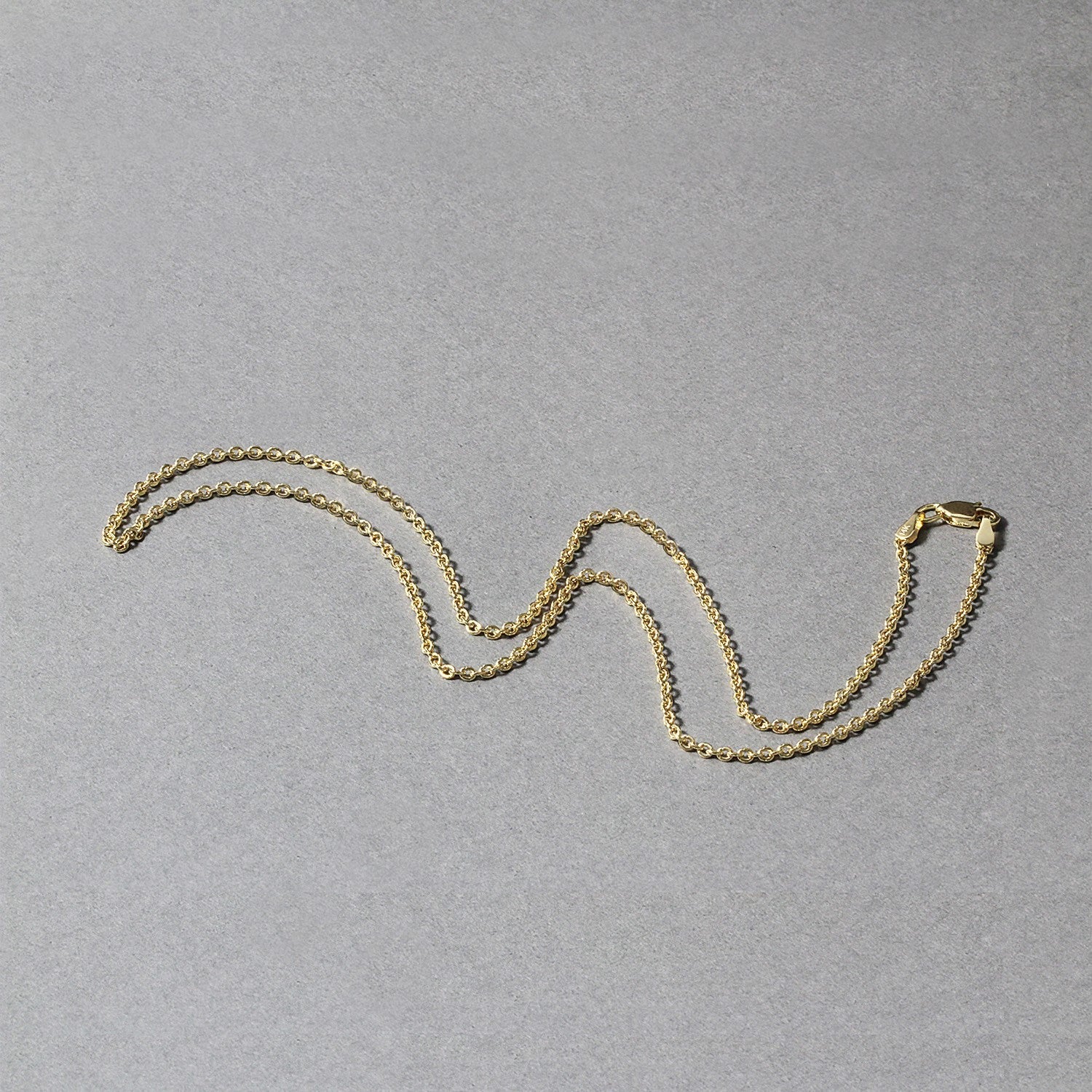 14k Yellow Gold Forsantina Lite Cable Link Chain 1.9mm on sale at MyriadMart