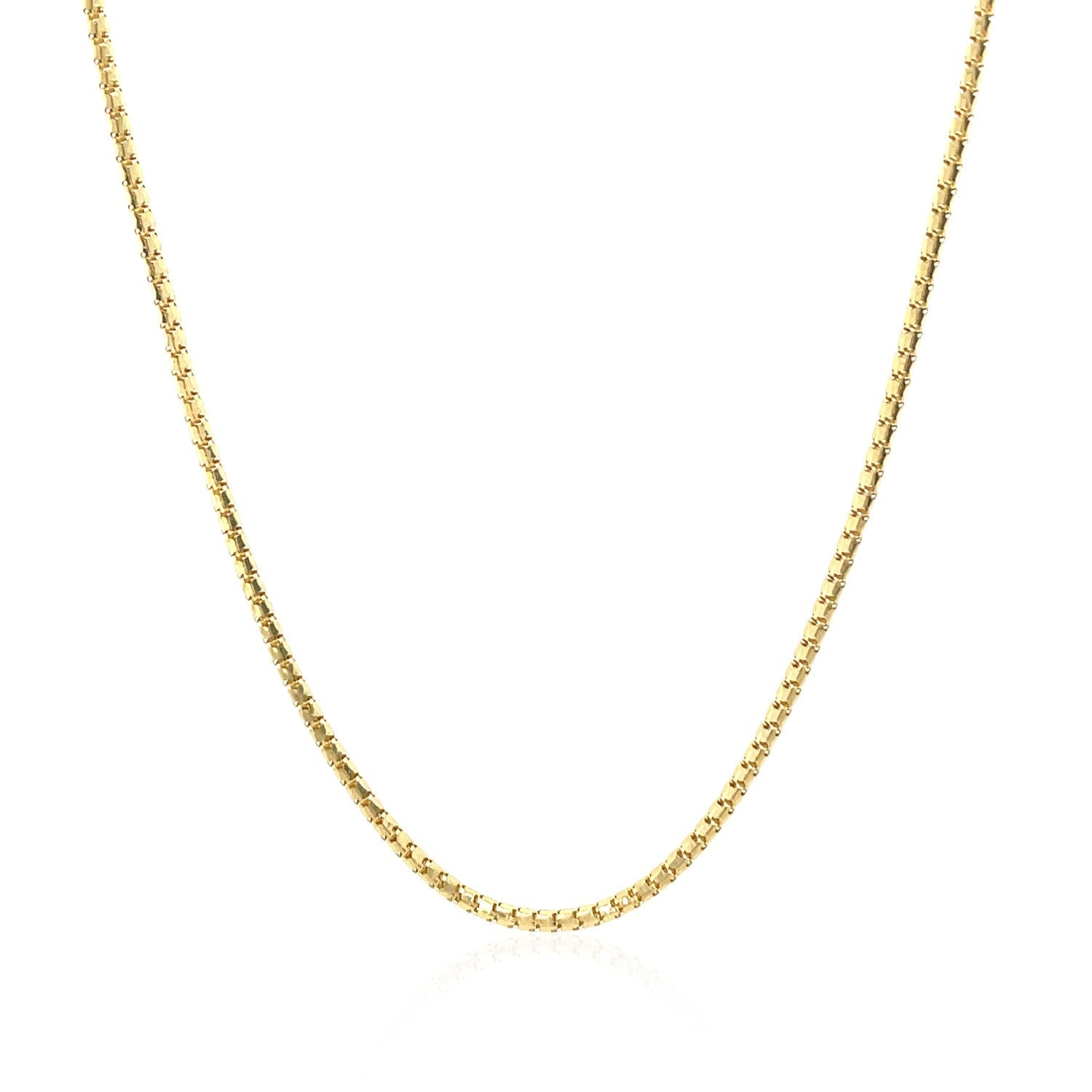 14k Yellow Gold Ice Chain 1.3mm on sale at MyriadMart