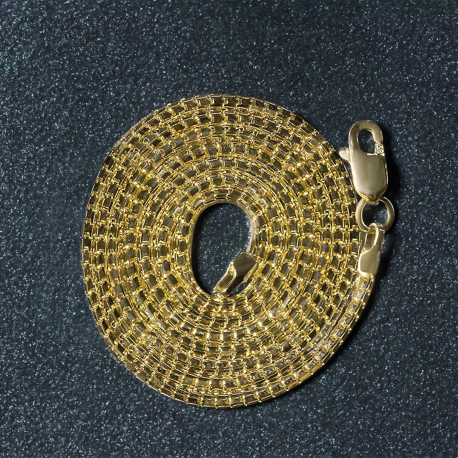 14k Yellow Gold Ice Chain 1.3mm on sale at MyriadMart
