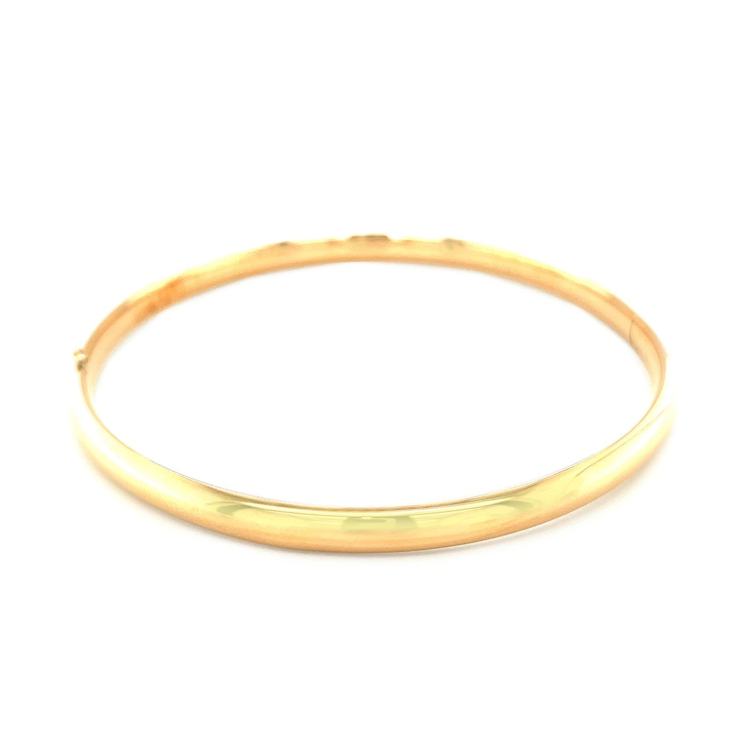 Classic Bangle in 14k Yellow Gold 5.0mm on sale at MyriadMart