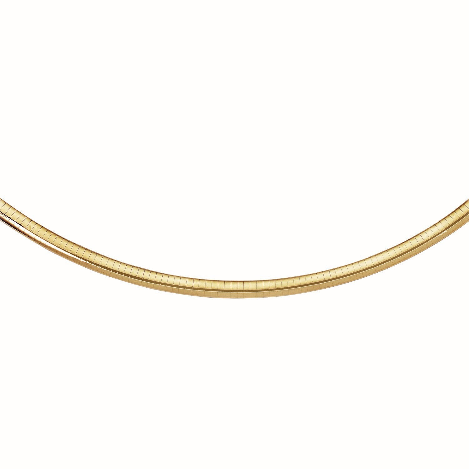 14k Yellow Gold Classic Omega Style Chain 6 mm on sale at MyriadMart