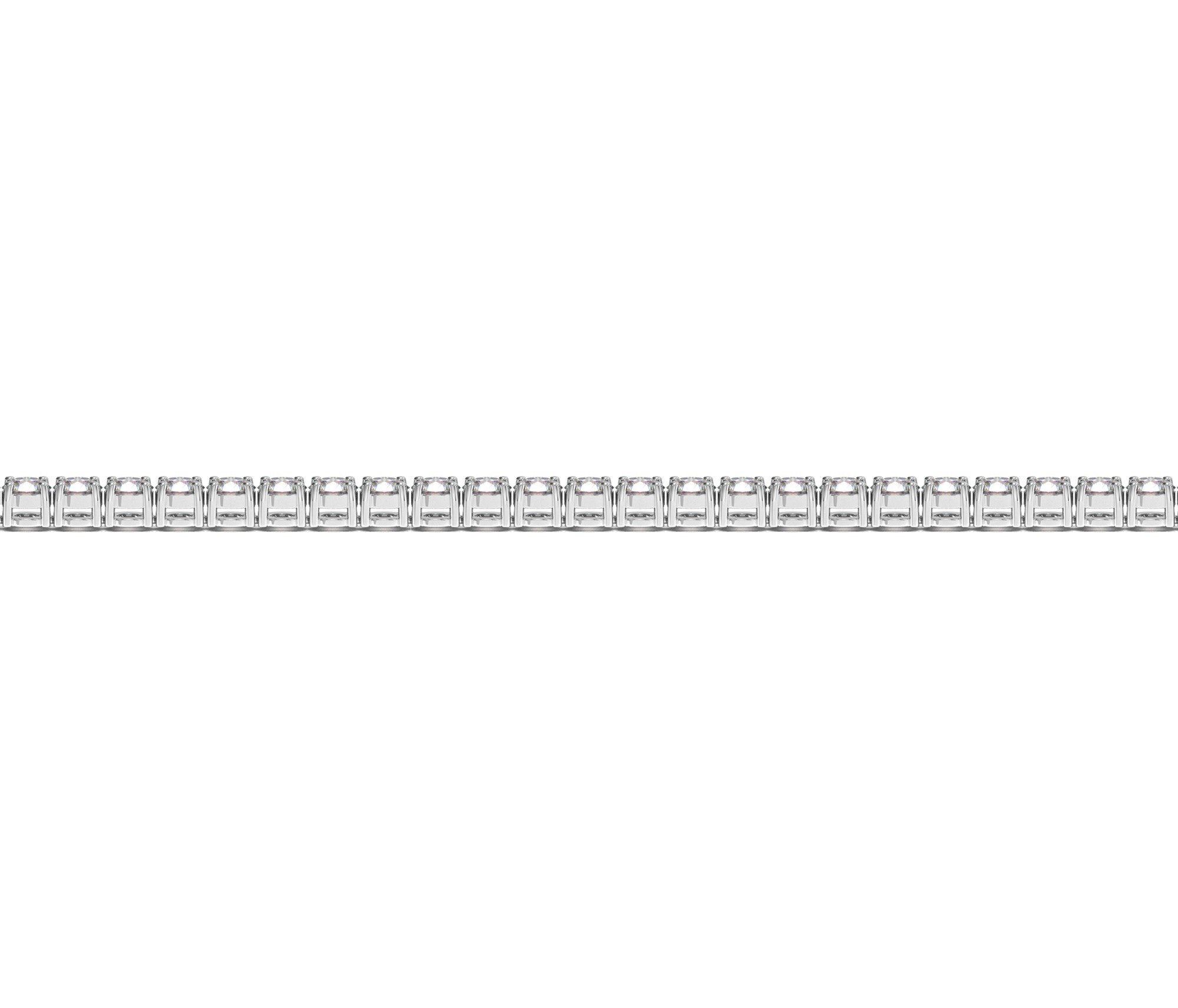 Lab Grown Round Diamond Tennis Bracelet in 14k White Gold 2 cctw F/G VS2/SI1 on sale at MyriadMart