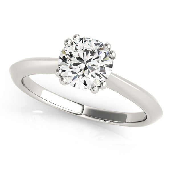 14k White Gold Double Prong Set Solitaire Diamond Engagement Ring 1 cttw on sale at MyriadMart