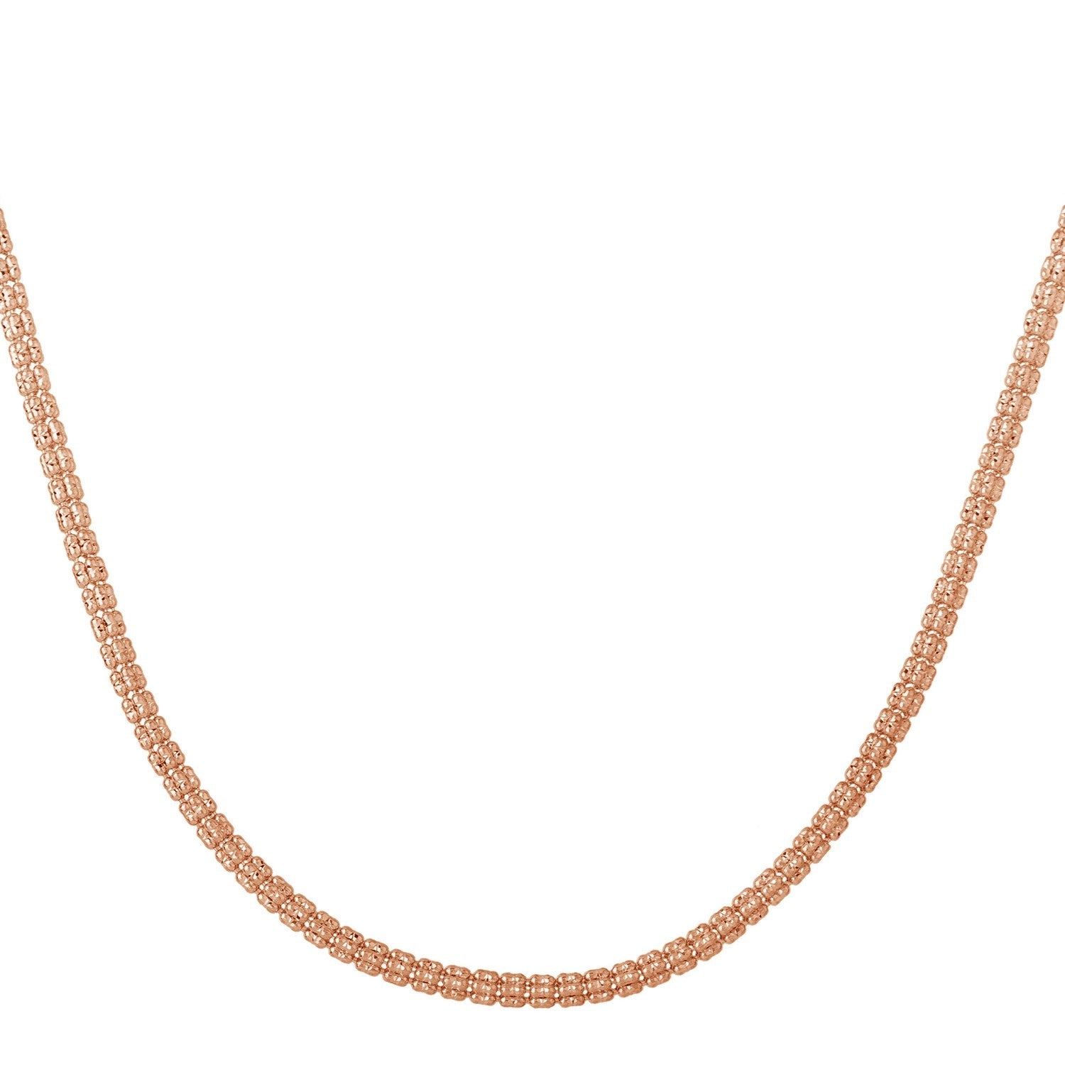 Ice Barrel Chain in 14k Rose Gold 3.10 mm on sale at MyriadMart