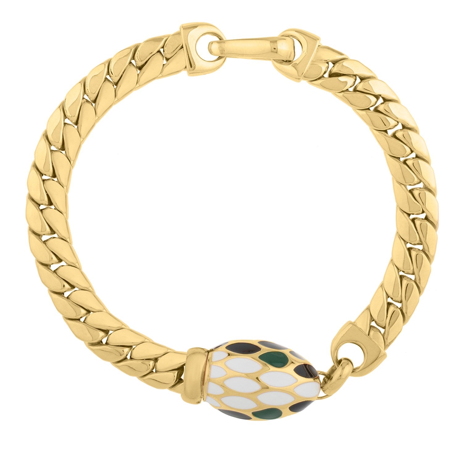 14k Yellow Gold Curb Link Bracelet 7.00 mm on sale at MyriadMart