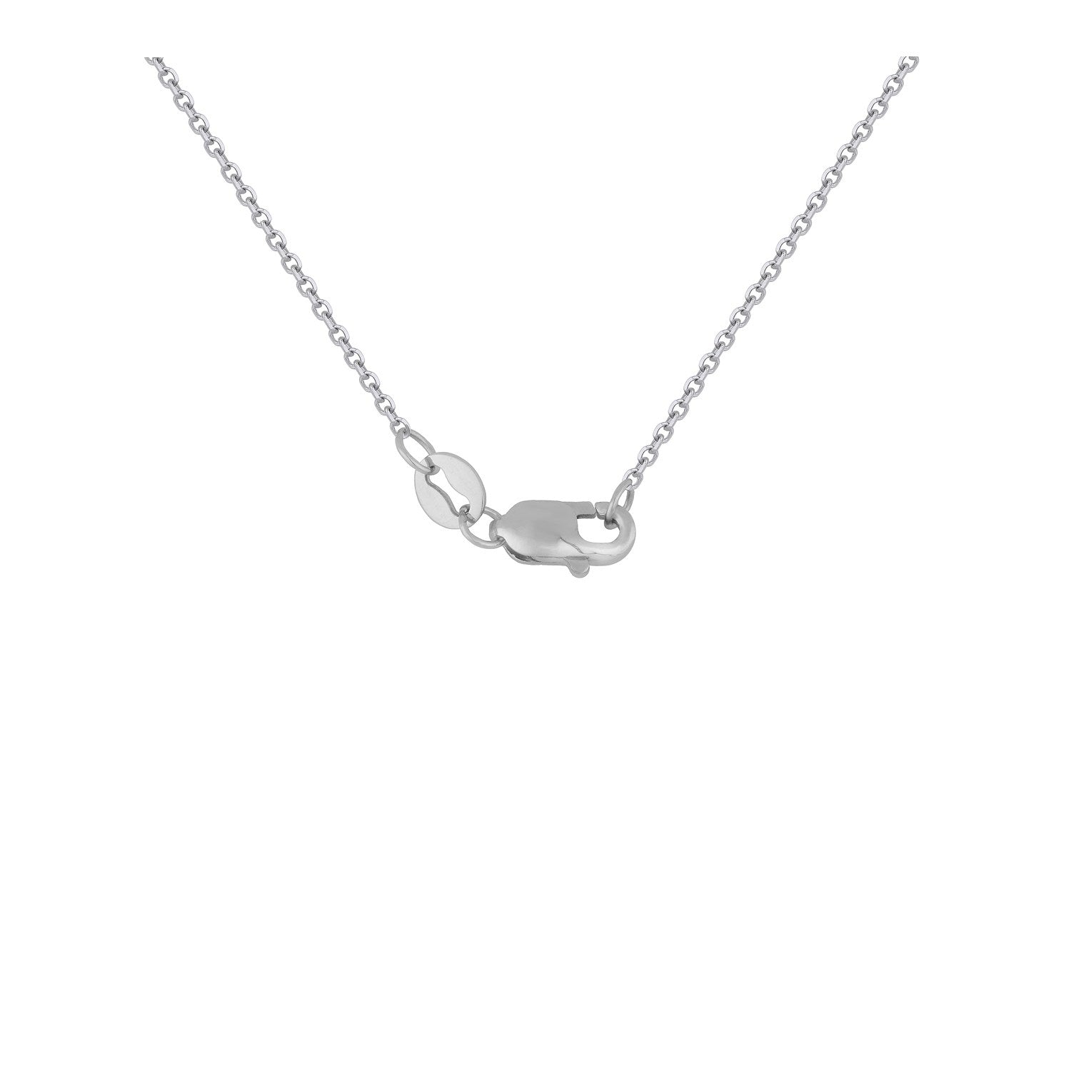 14k White Gold Horseshoe Design Diamond Pendant on sale at MyriadMart