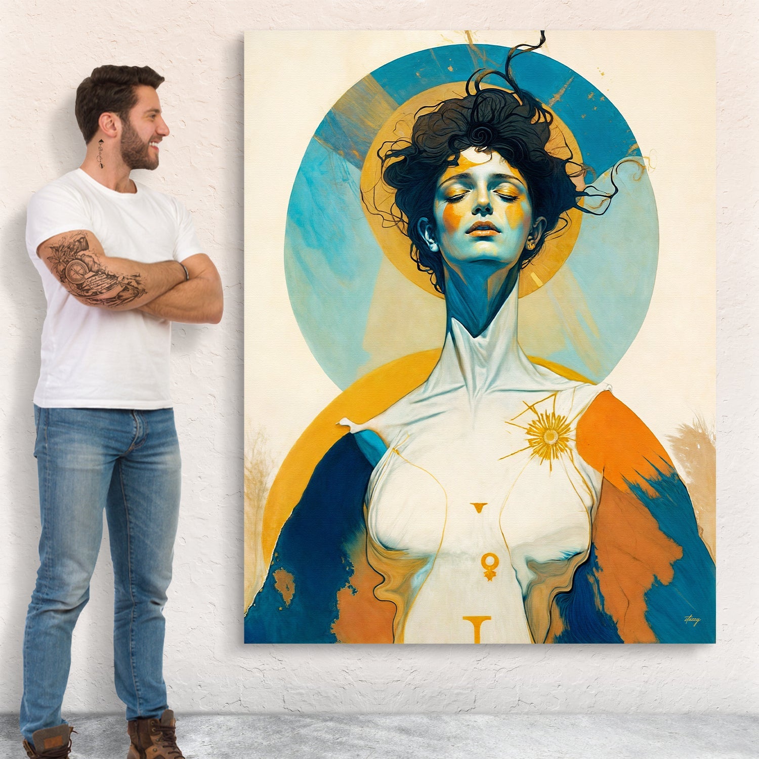 Canvas Print: "Divine Hypnosis" on sale at MyriadMart