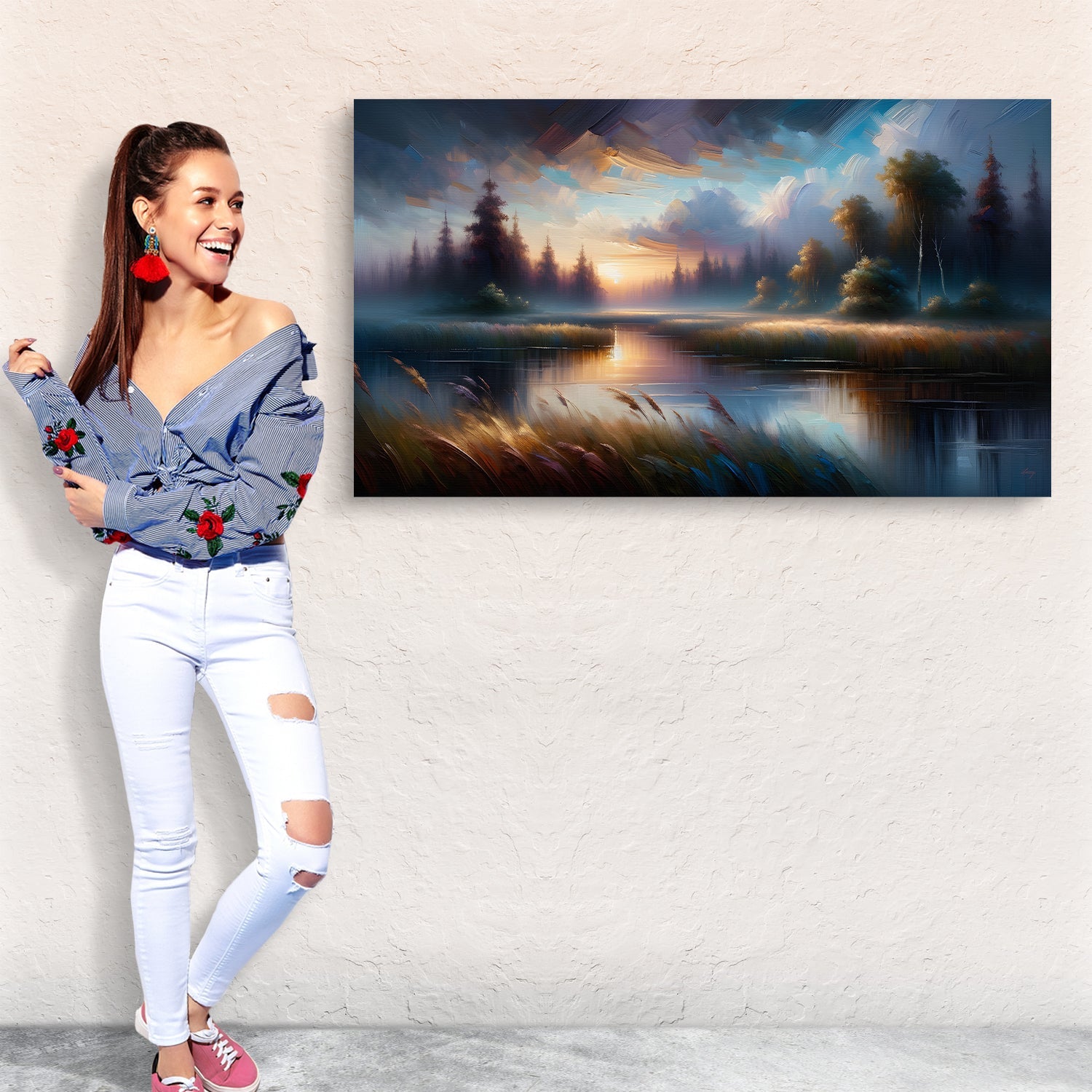 Canvas Print: "Dreaming Dusk" on sale at MyriadMart