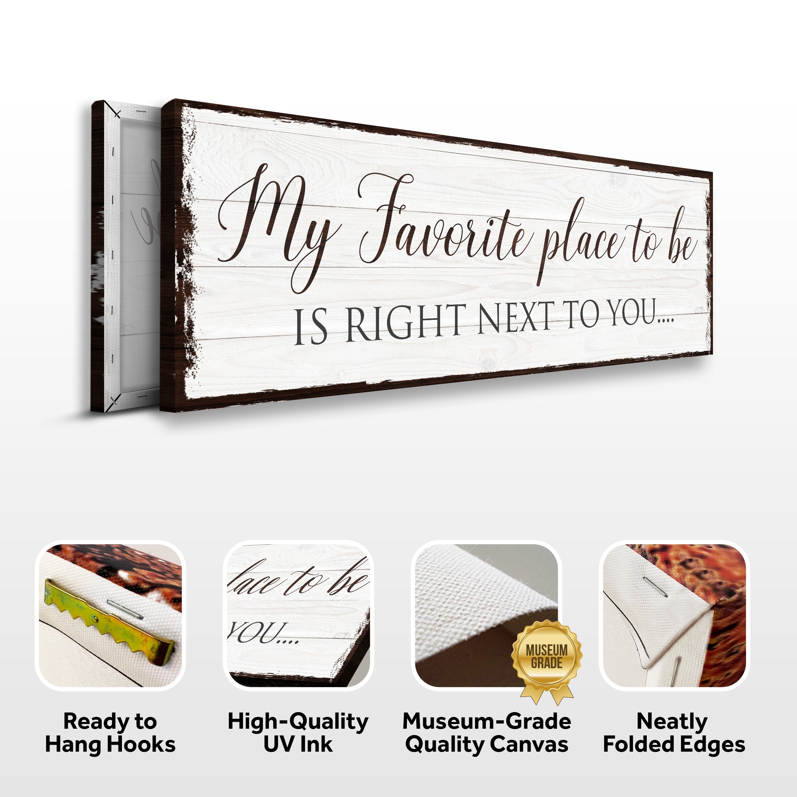 My Favorite Place In The World Is Next To You Sign III on sale at MyriadMart