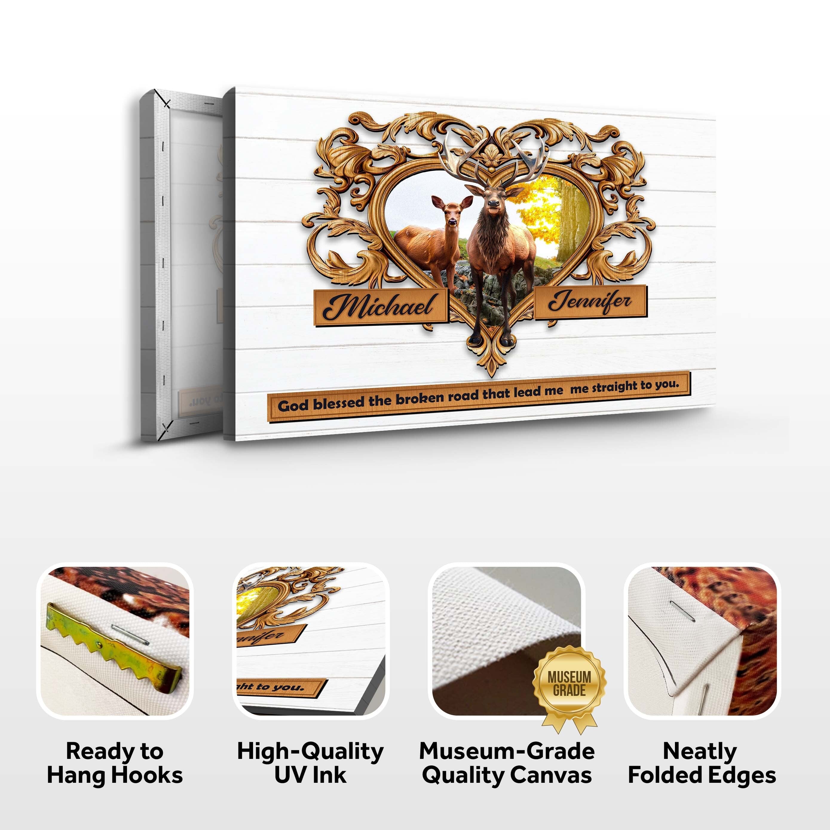 Couple Deer Sign on sale at MyriadMart