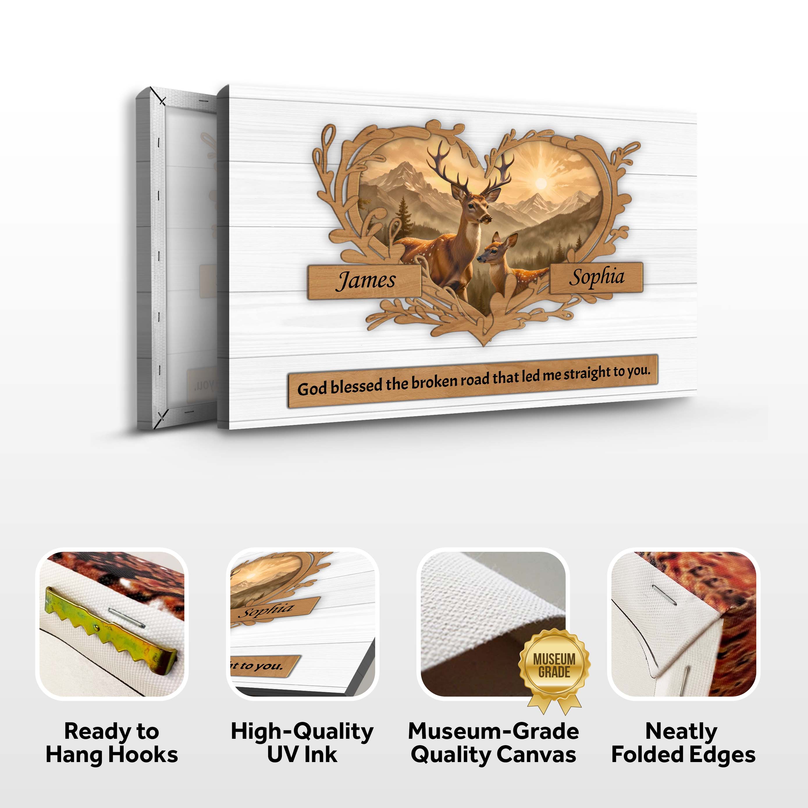 Couple Deer Sign III on sale at MyriadMart