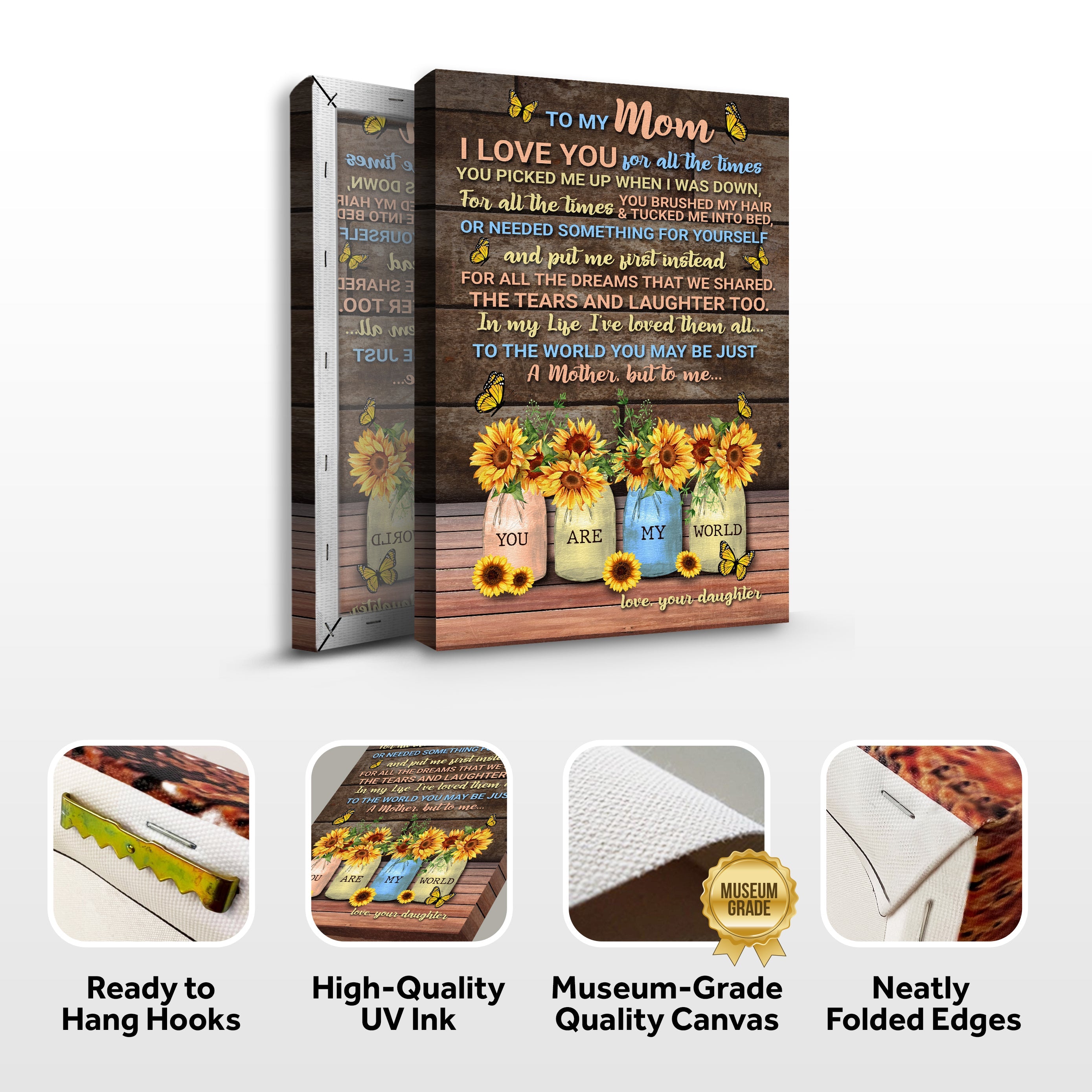 Mother's Day Sign To Me You Are My World on sale at MyriadMart