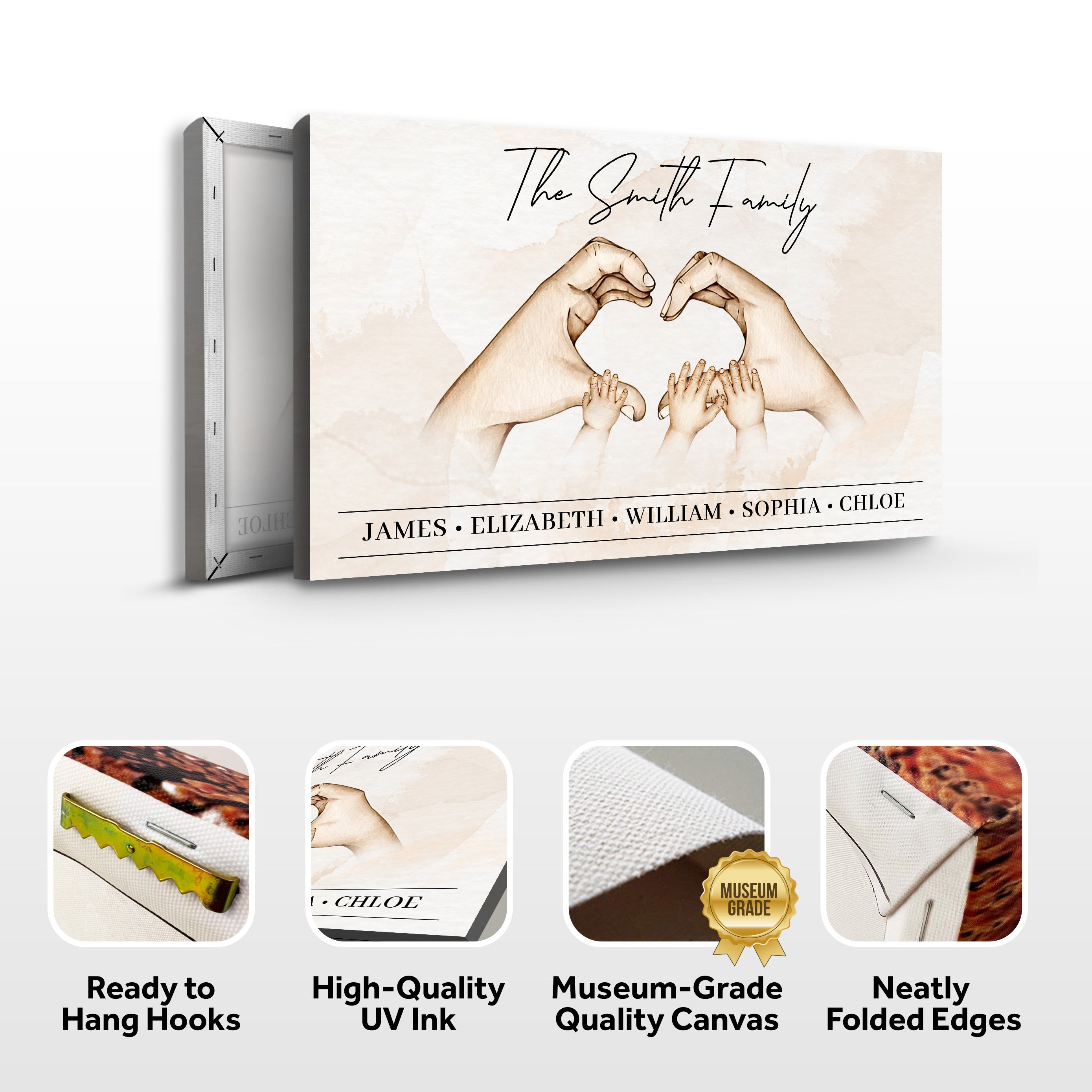 Mother's Day Sign Family Heart on sale at MyriadMart