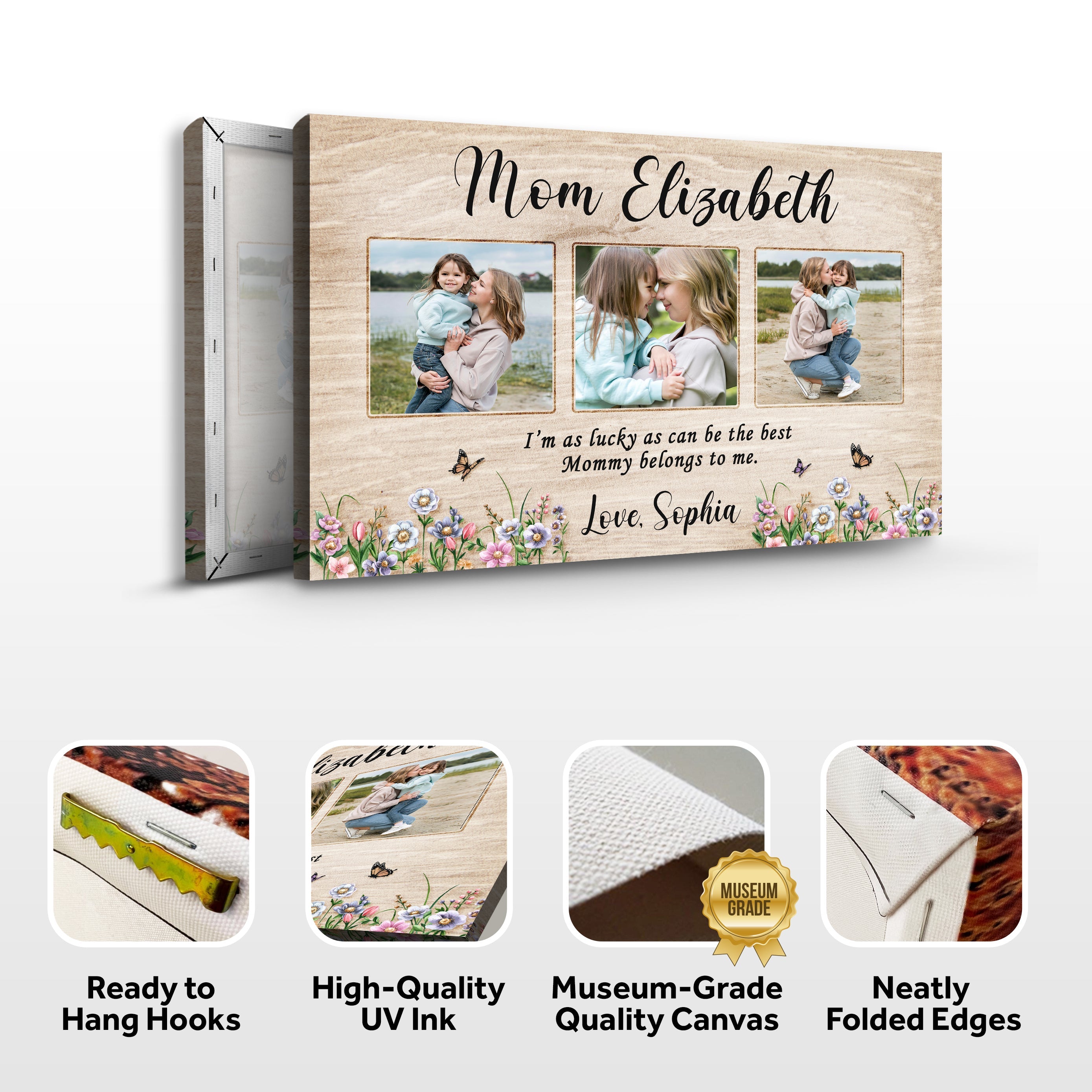 Mother's Day Sign The Best Mommy Belongs To Me on sale at MyriadMart