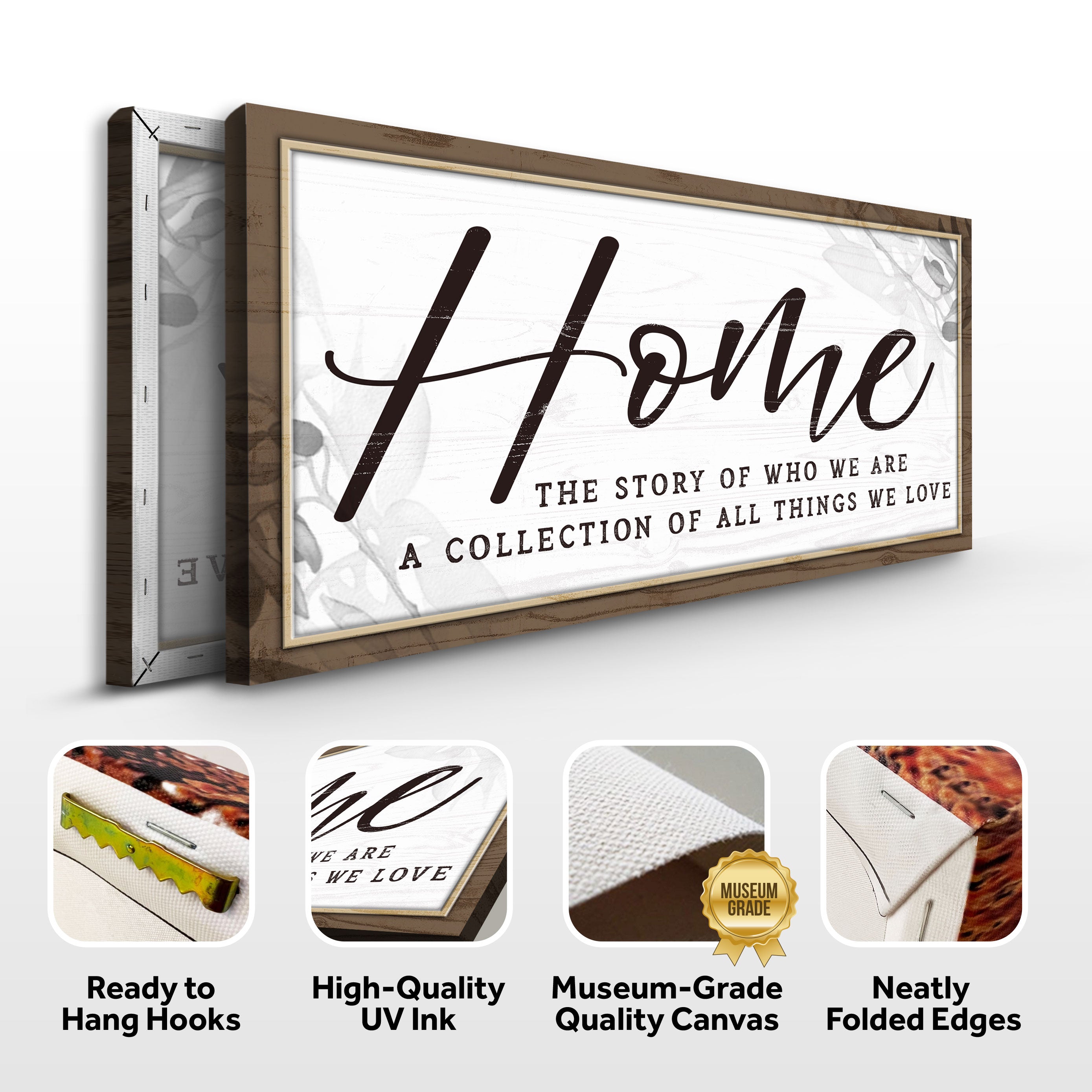 Home The Story of Who We Are Family Sign on sale at MyriadMart
