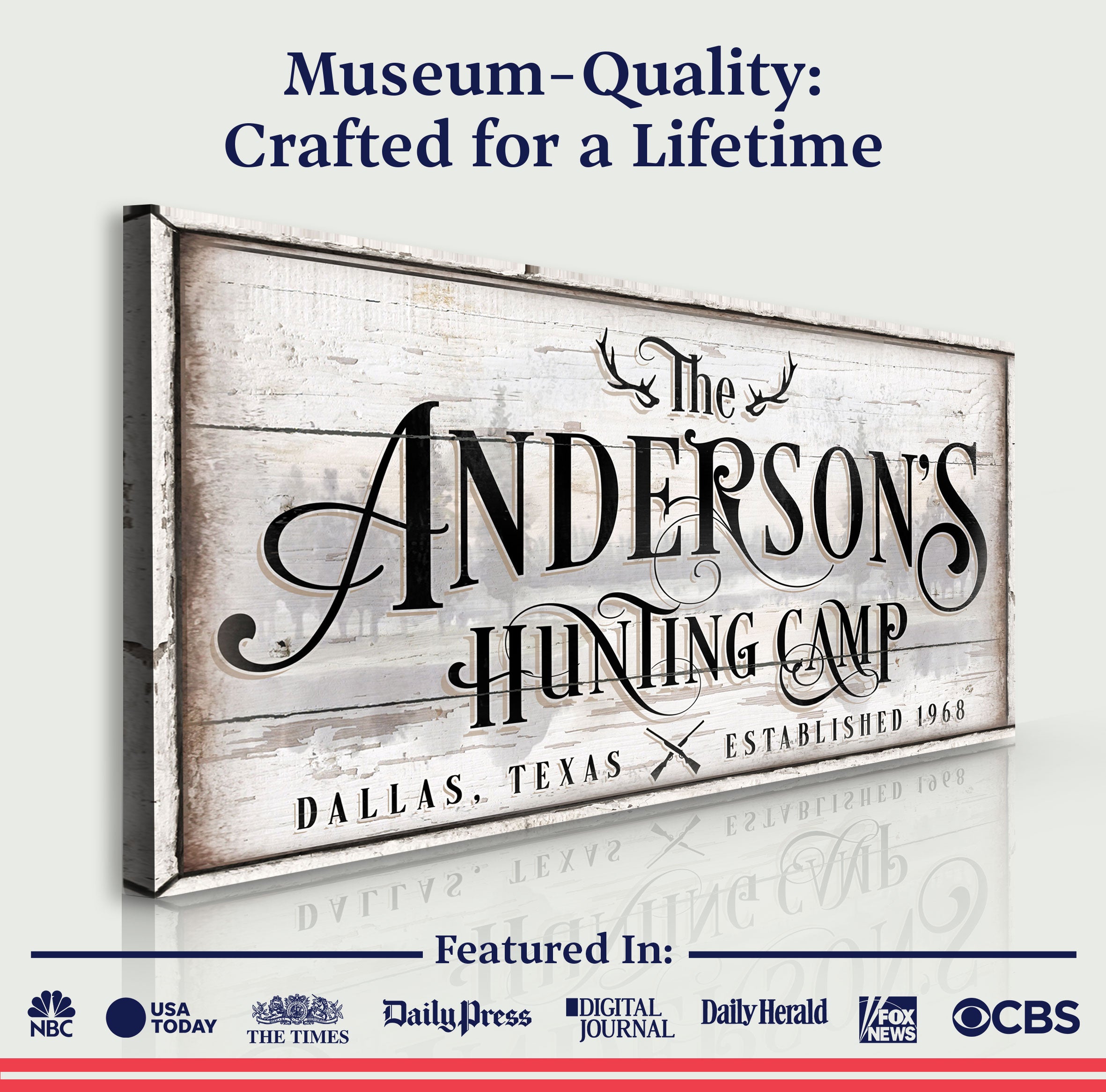 Family Hunting Camp Sign II on sale at MyriadMart