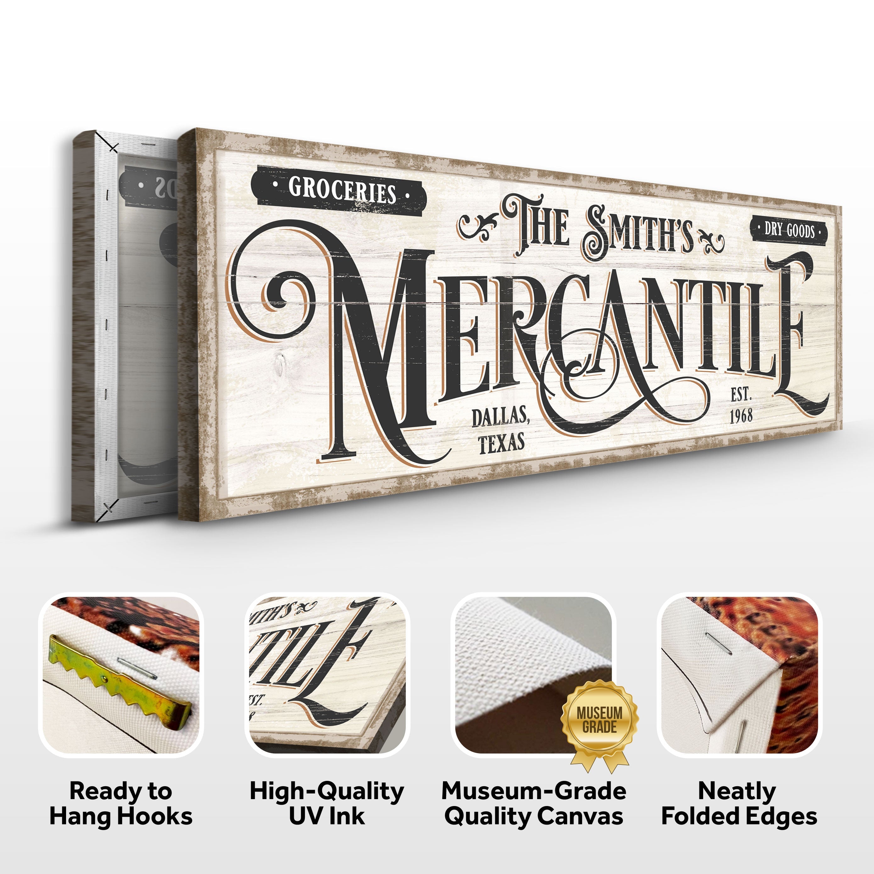 Family Mercantile Sign on sale at MyriadMart