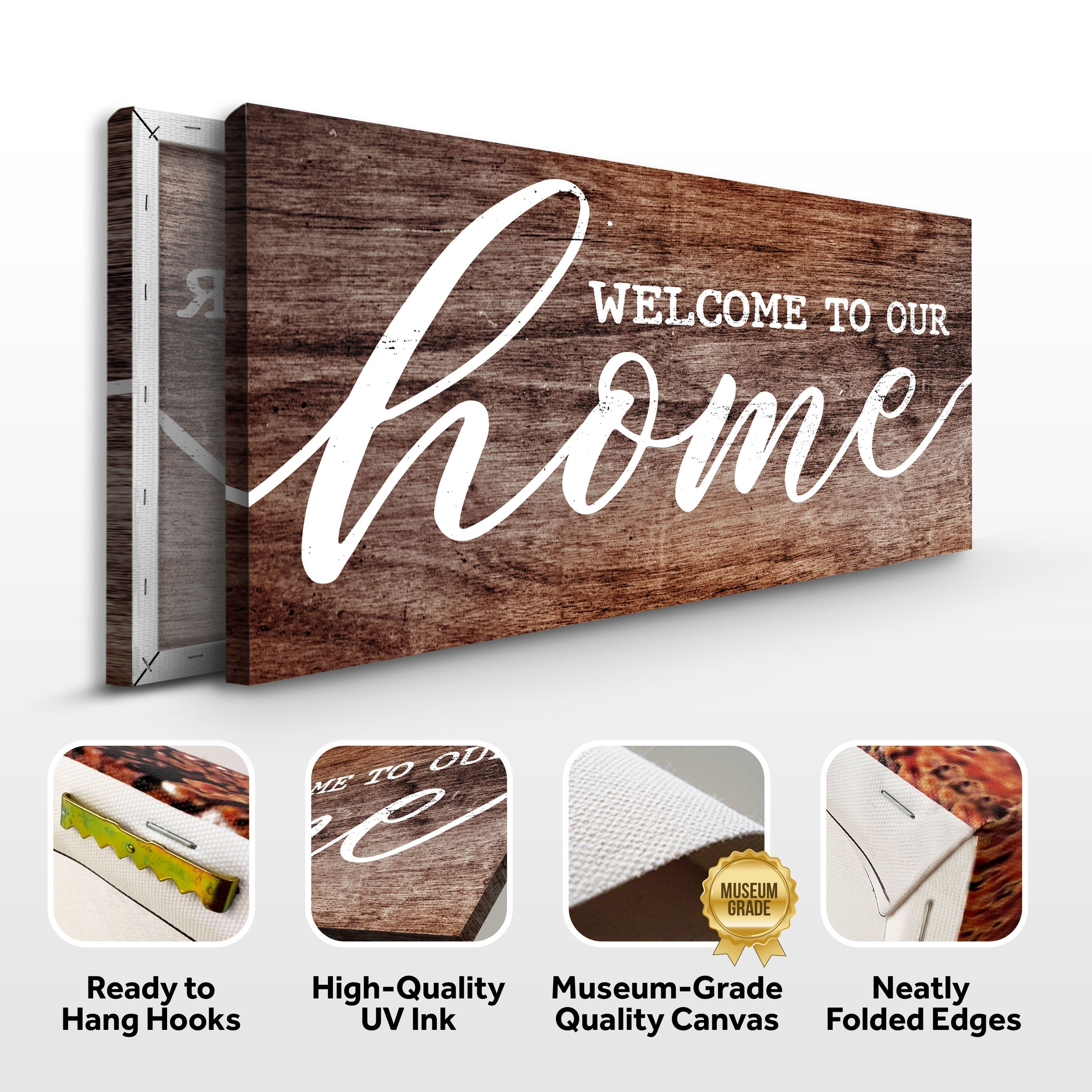 Welcome To Our Home Sign V on sale at MyriadMart