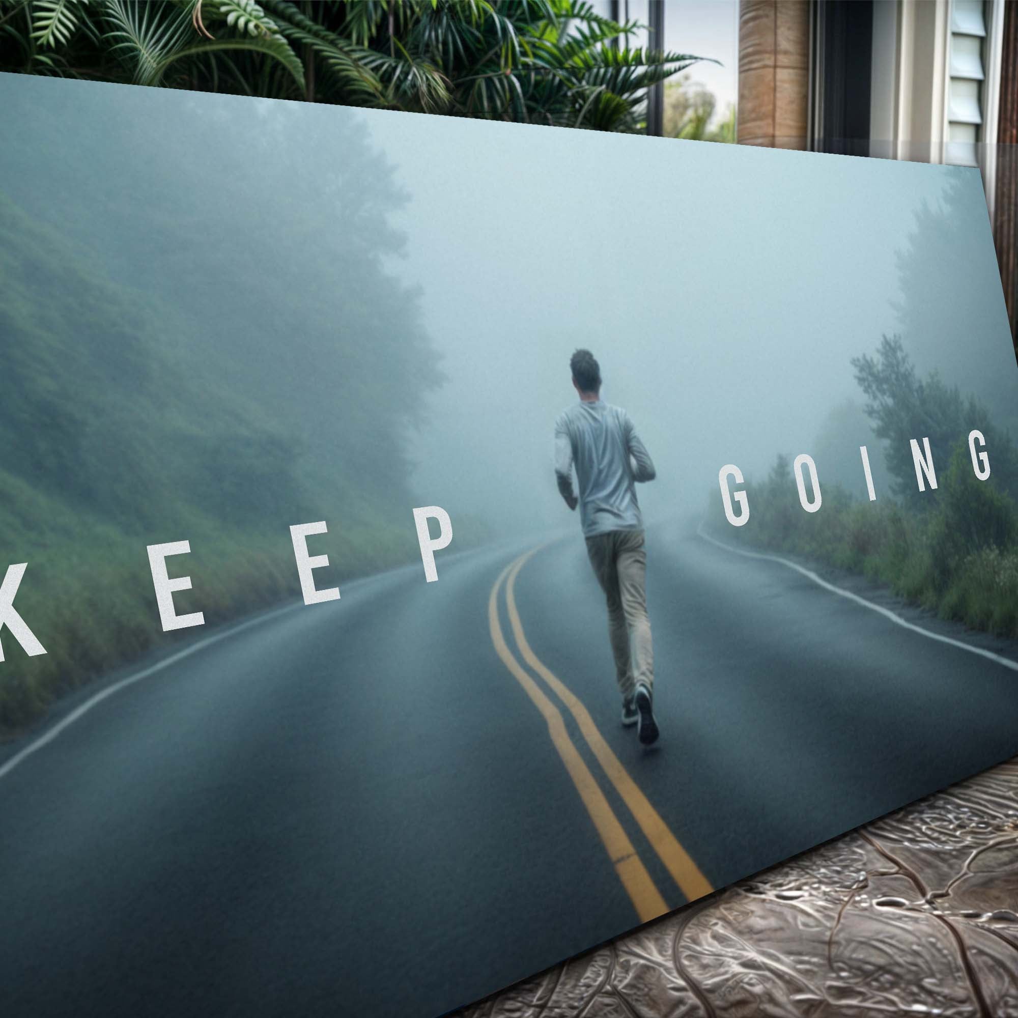 Keep Going Motivational Wall Sign on sale at MyriadMart