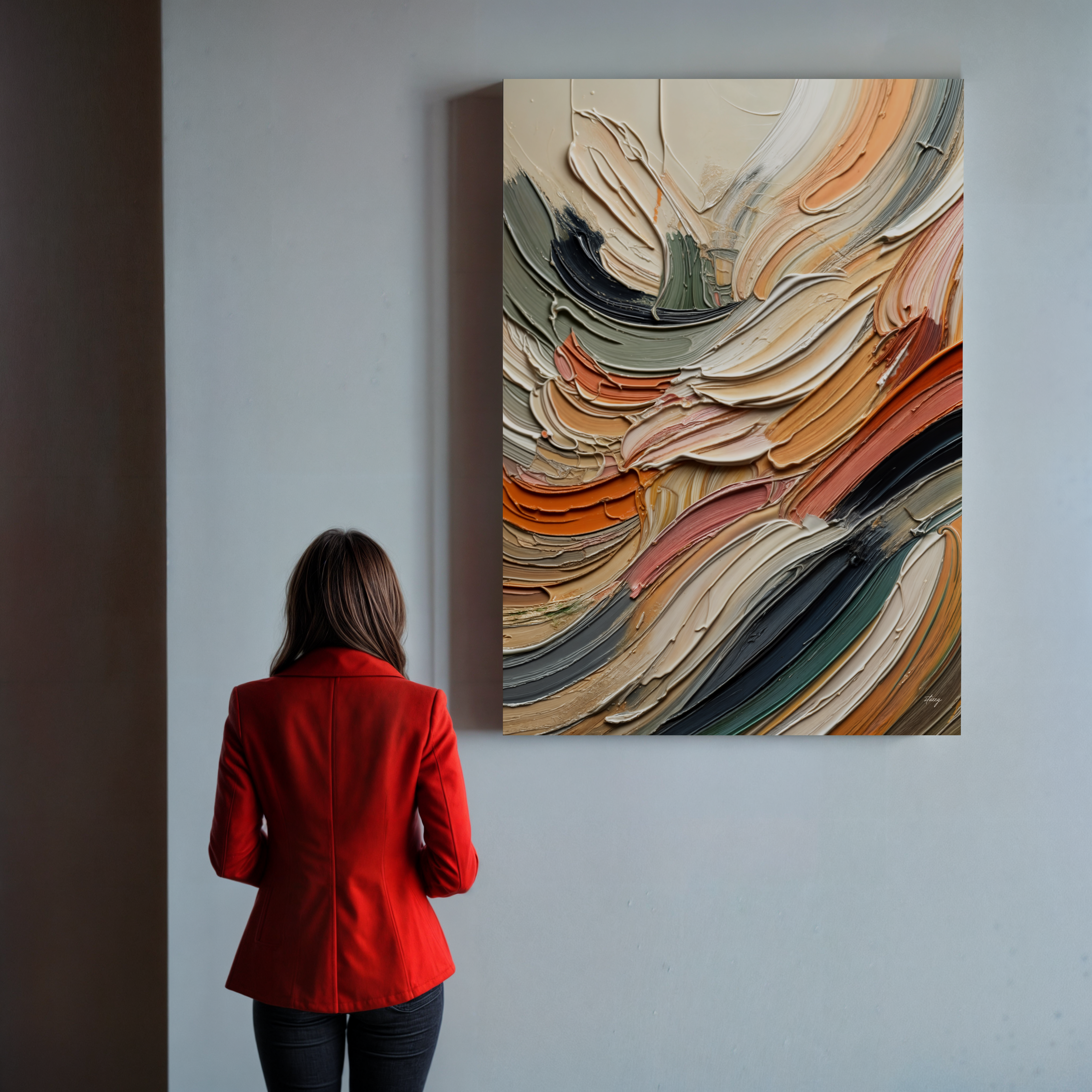 Canvas Print: "Earthen Strata" on sale at MyriadMart