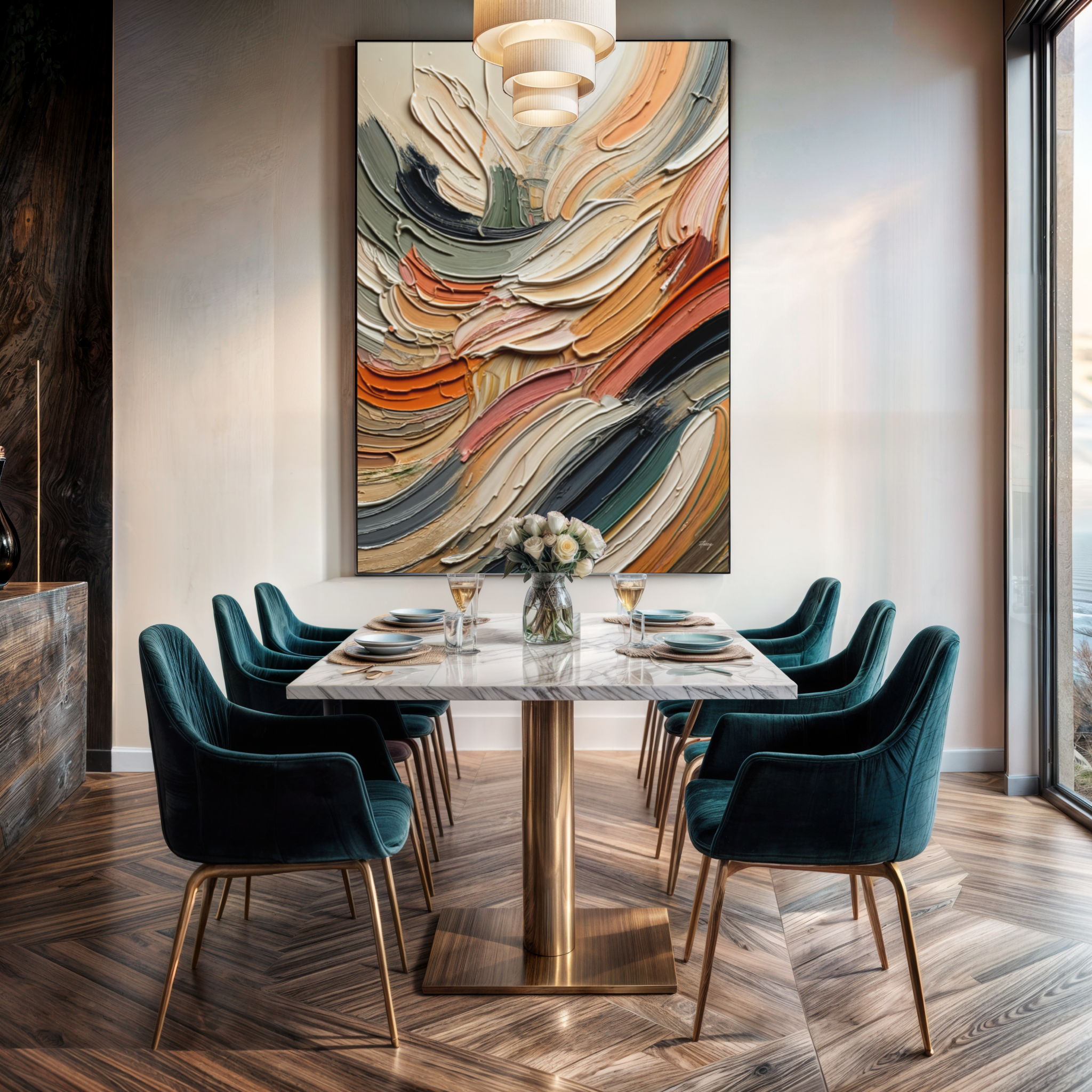 Canvas Print: "Earthen Strata" on sale at MyriadMart