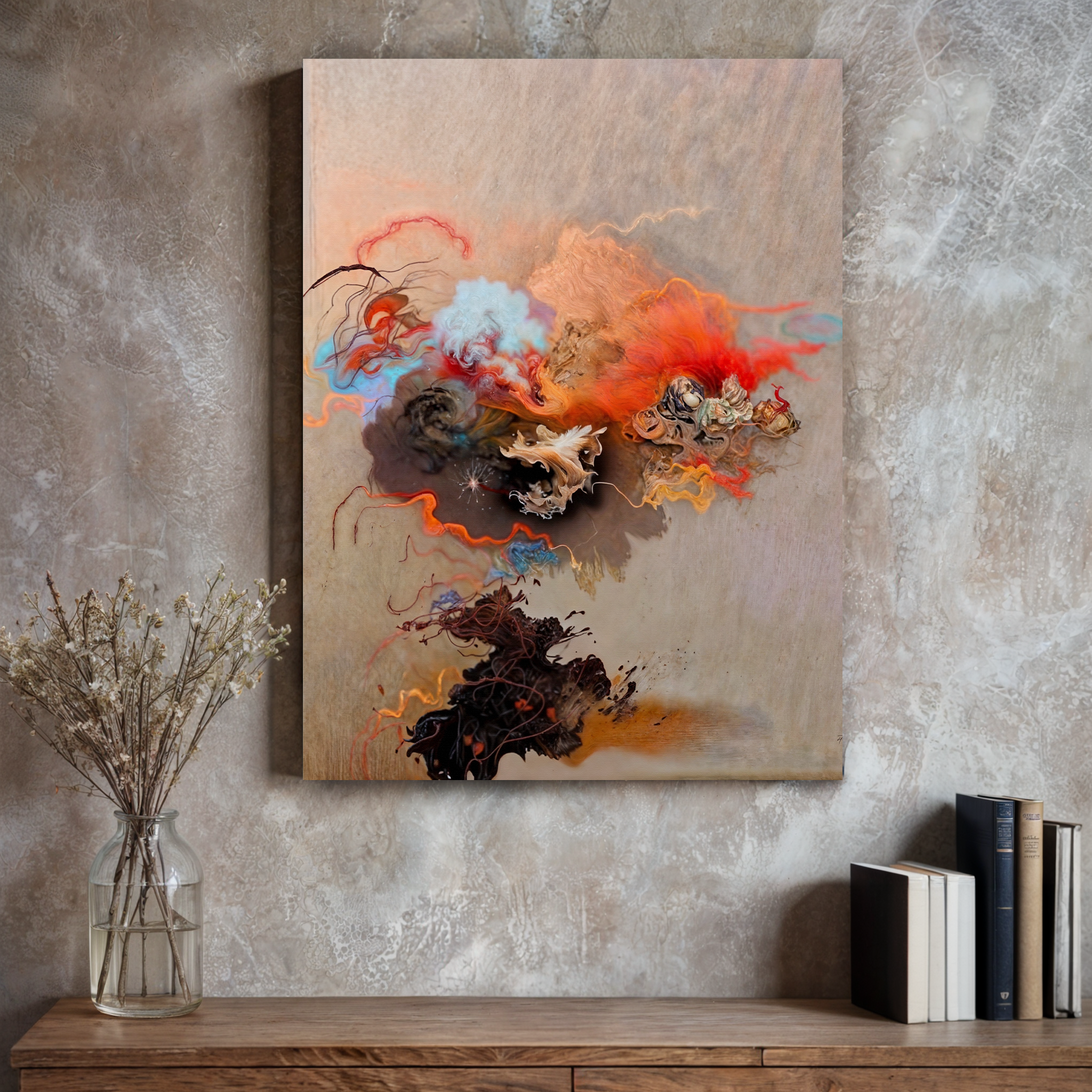 Canvas Print: "Ethereal Unfolding II" on sale at MyriadMart