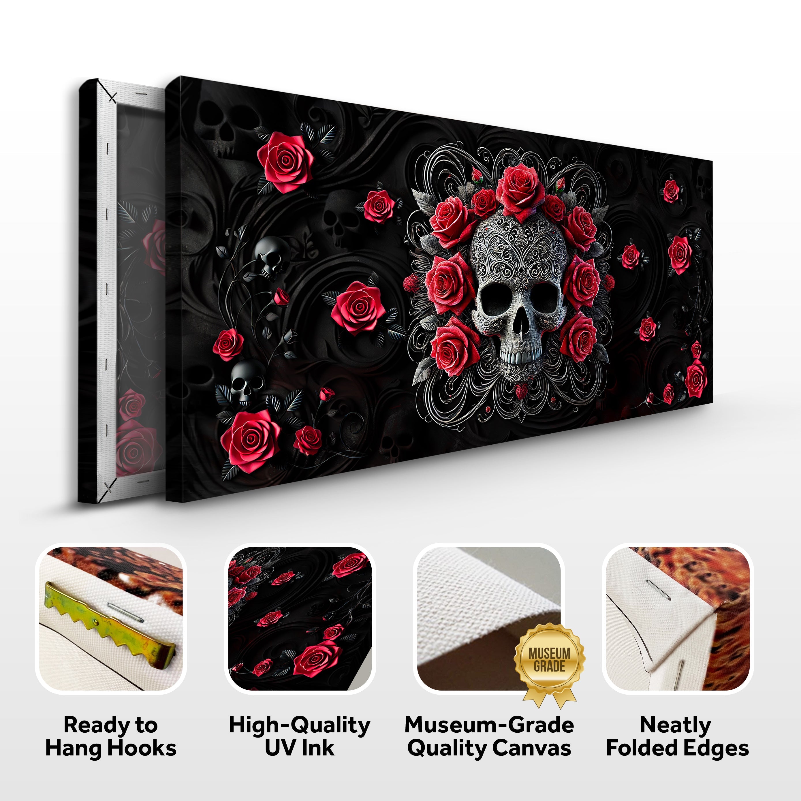 3D Vintage Skull Wall Art II on sale at MyriadMart