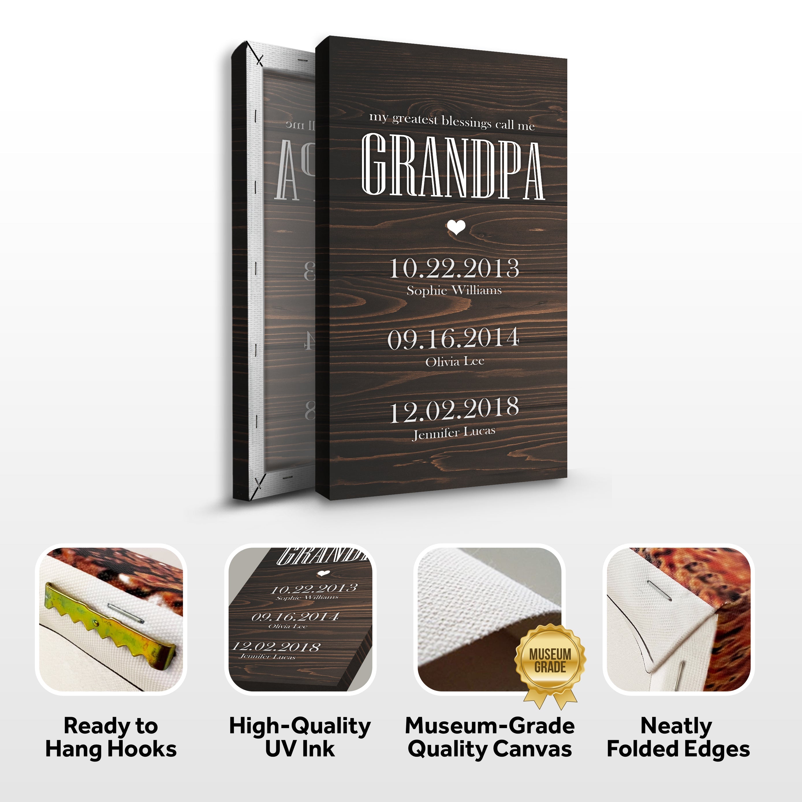 Grandfather's Name Sign on sale at MyriadMart