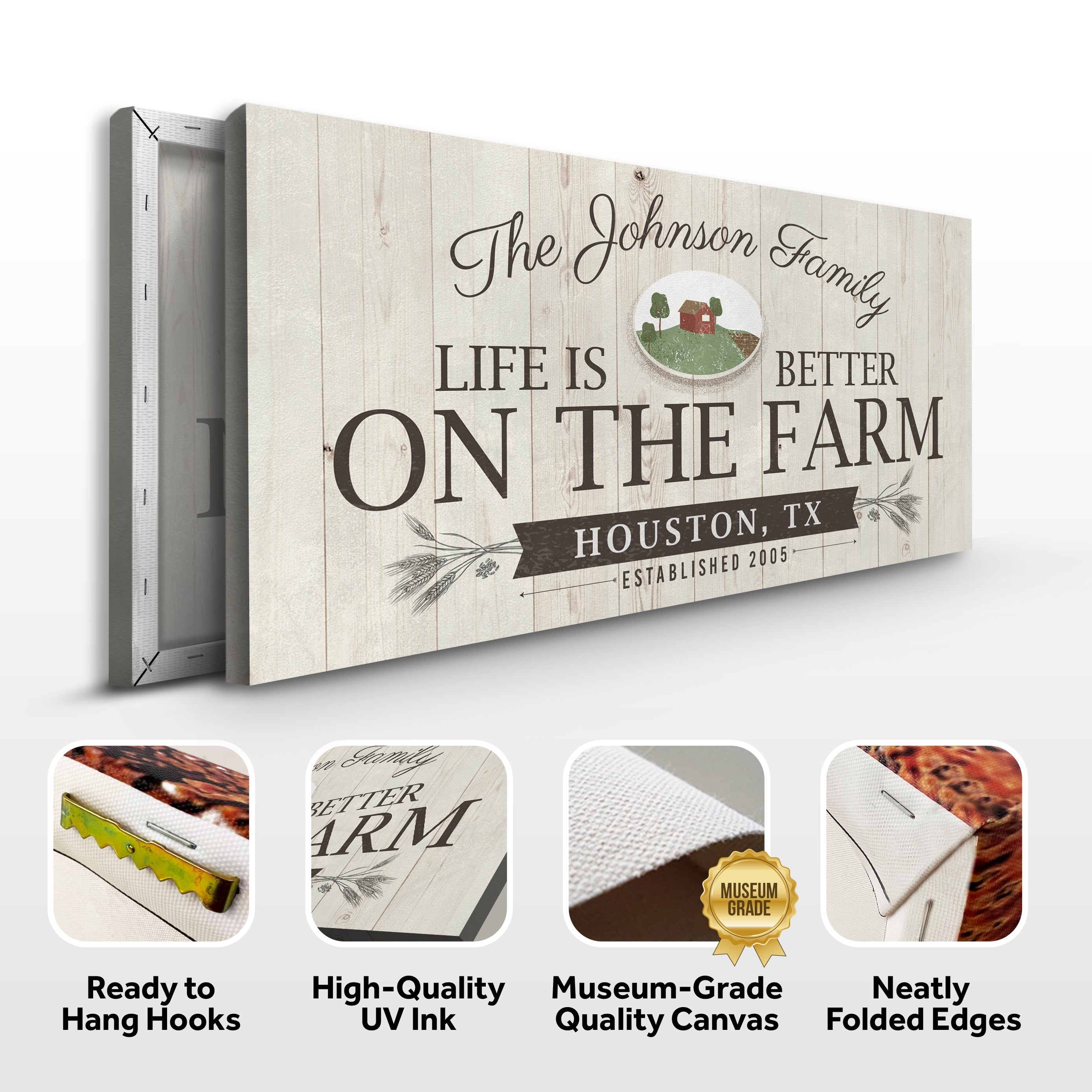 Life Is Better On The Farm Sign on sale at MyriadMart