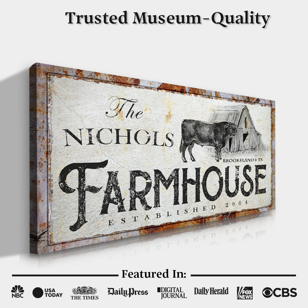 Rustic Farmhouse Sign on sale at MyriadMart