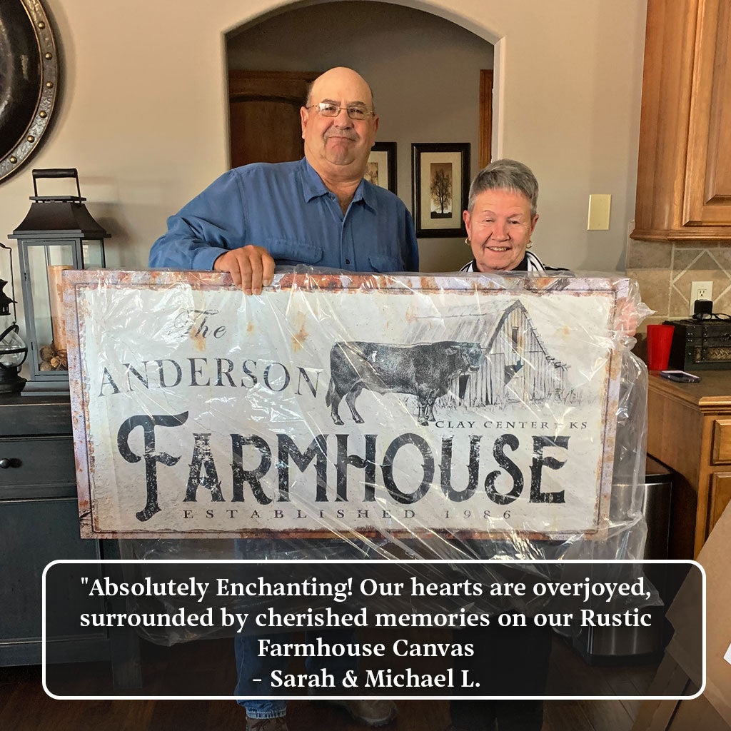 Rustic Farmhouse Sign on sale at MyriadMart