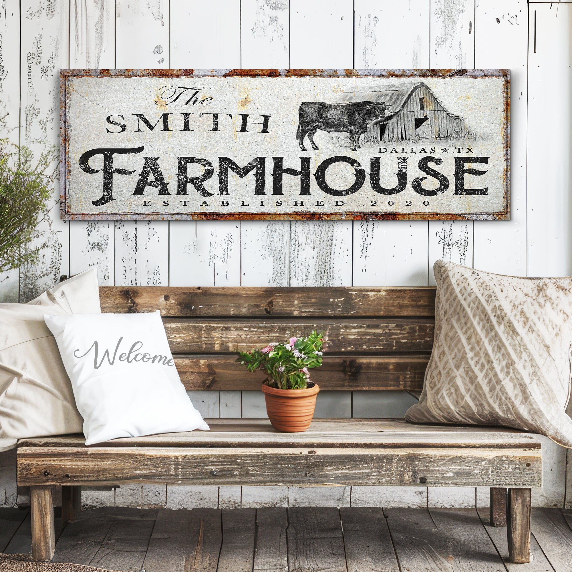 Rustic Farmhouse Sign XIV on sale at MyriadMart