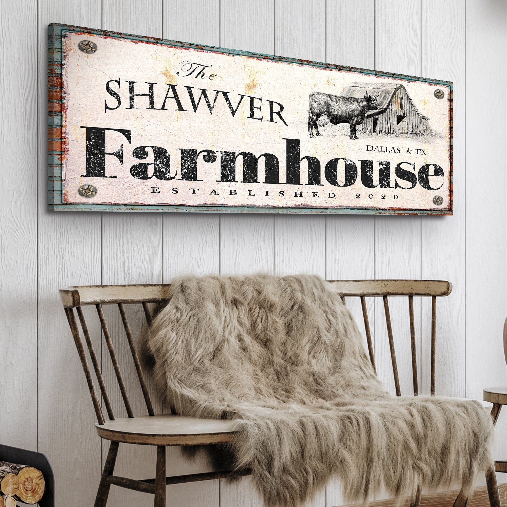 Rustic Farmhouse Sign XV on sale at MyriadMart