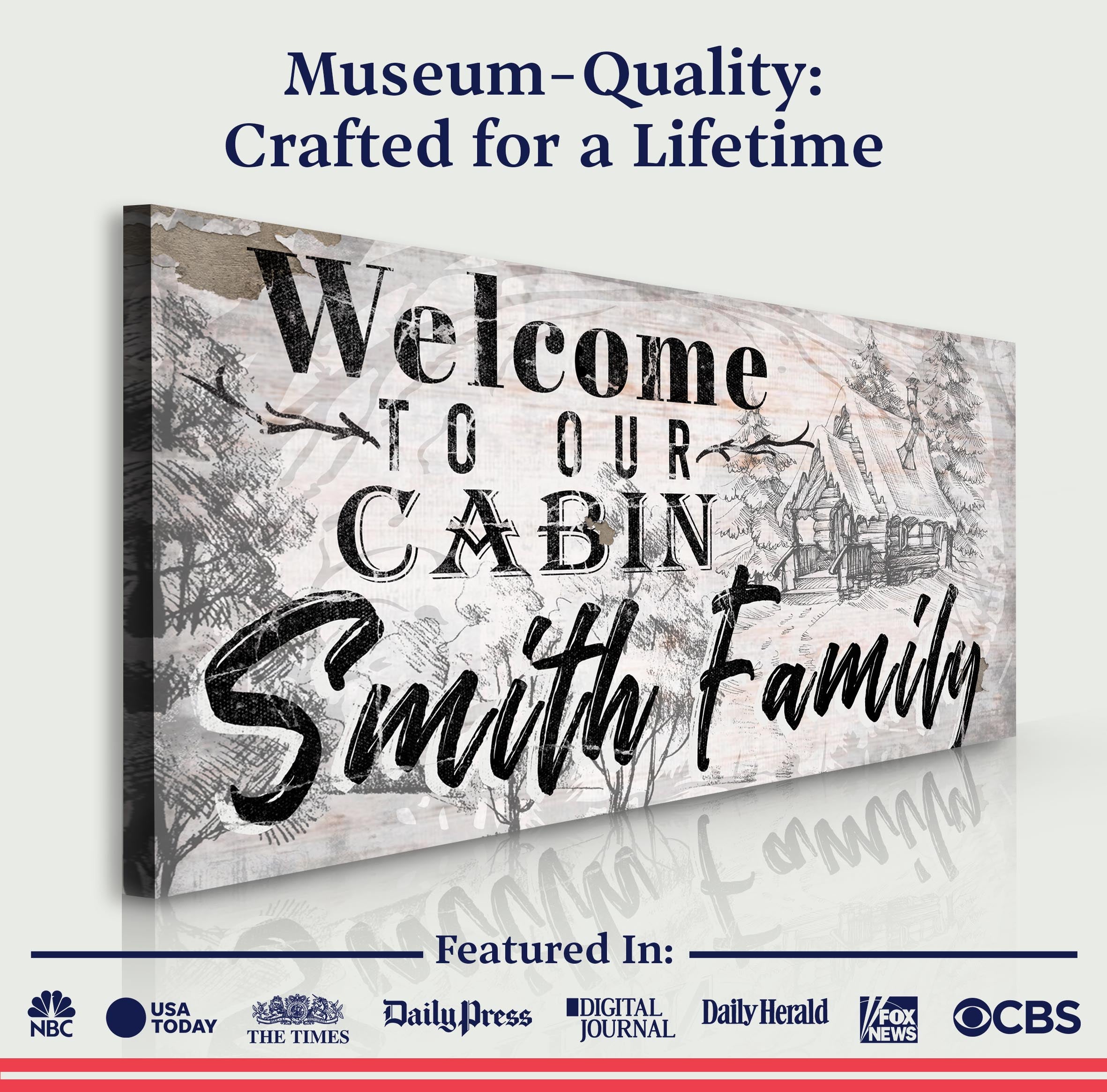 Our Cabin Sign on sale at MyriadMart