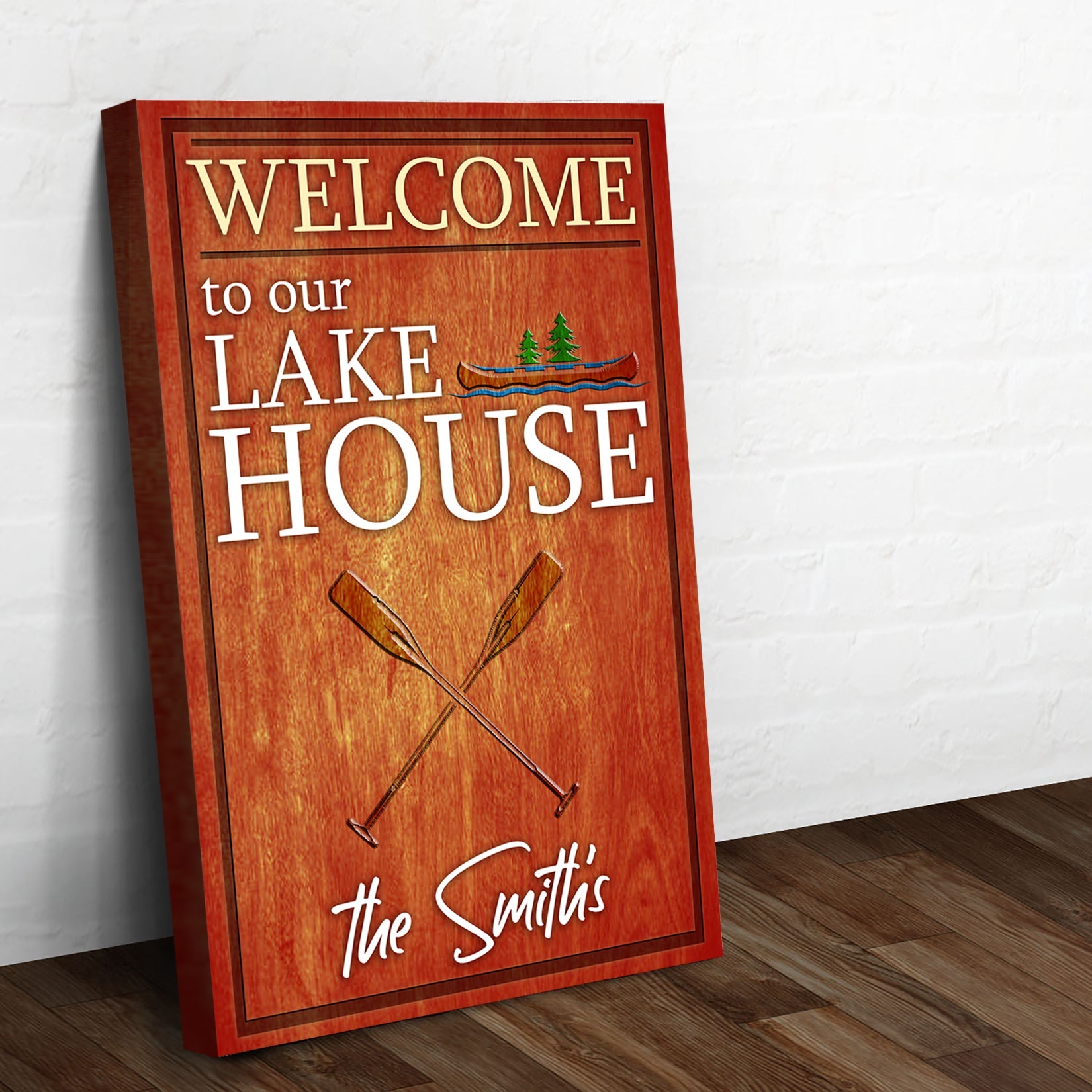Welcome To Our Lake House Sign on sale at MyriadMart