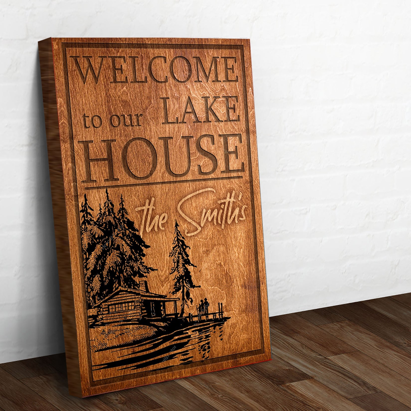 Welcome To Our Lake House Sign on sale at MyriadMart
