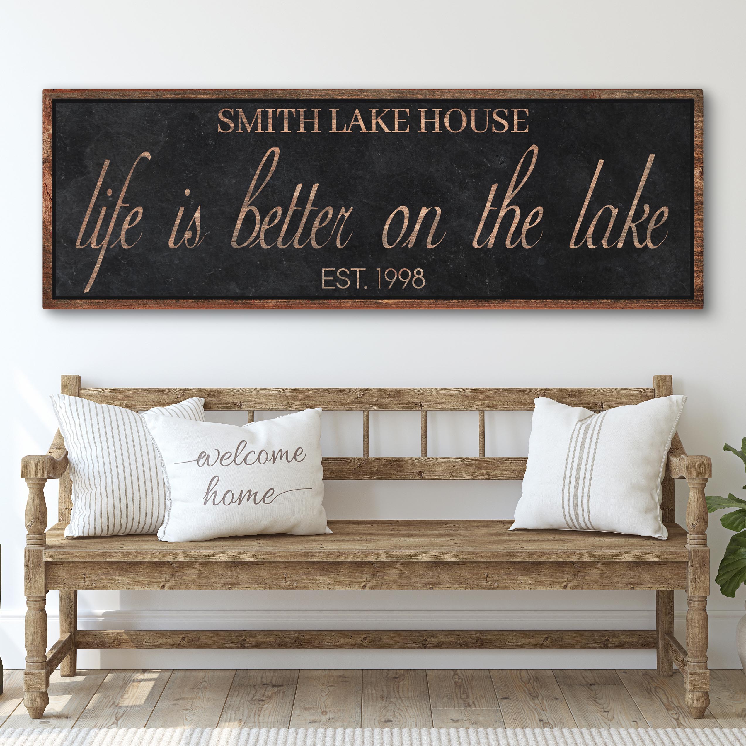 Life Is Better On The Lake Sign on sale at MyriadMart