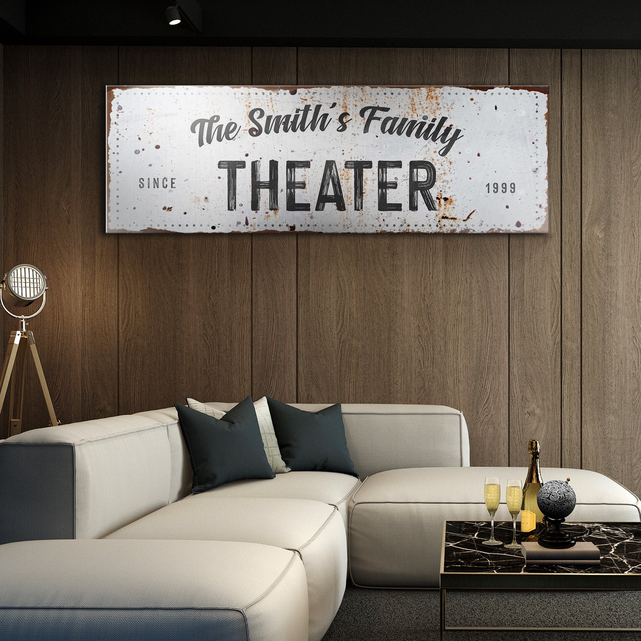 Family Theater Sign on sale at MyriadMart