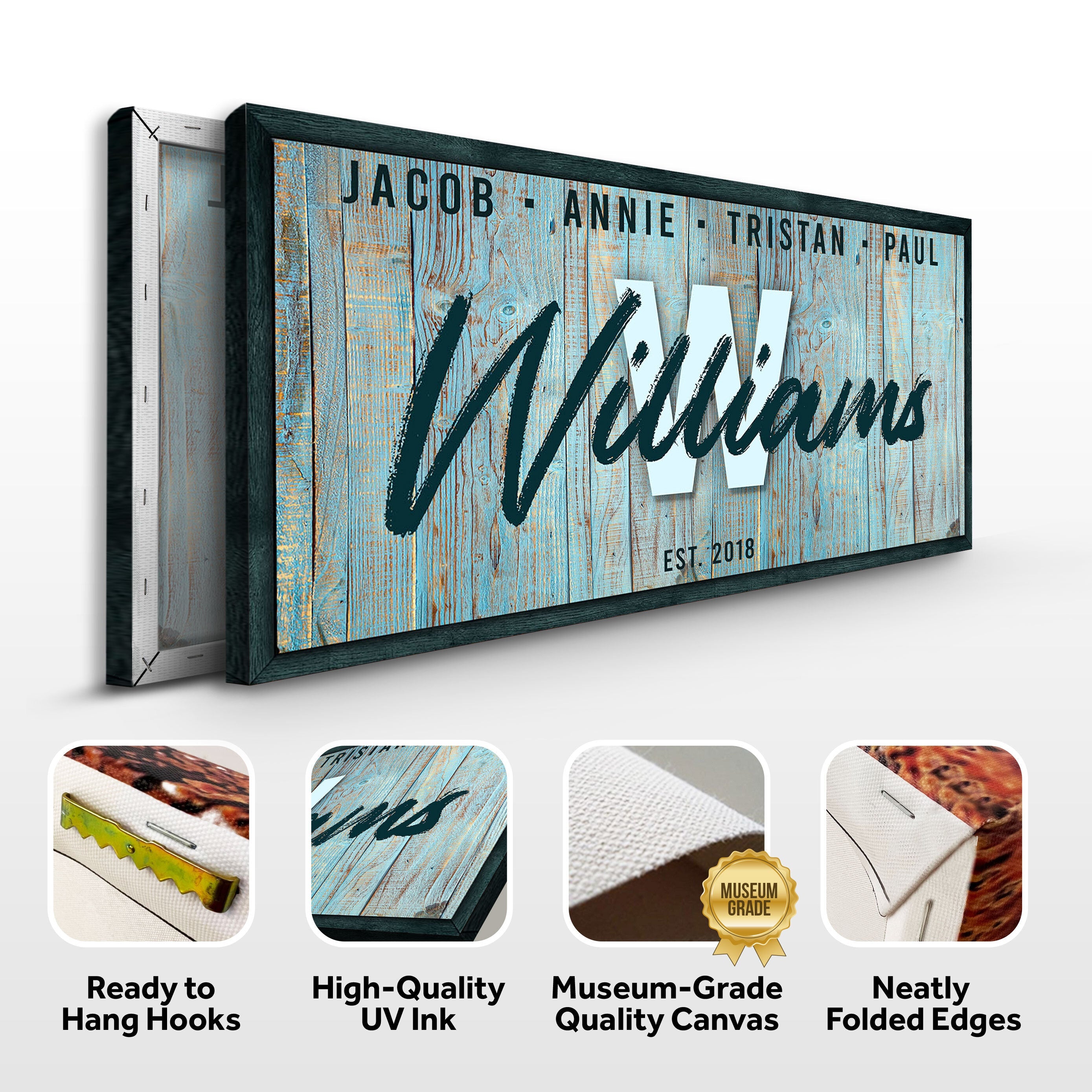 Family Wood Sign IV on sale at MyriadMart