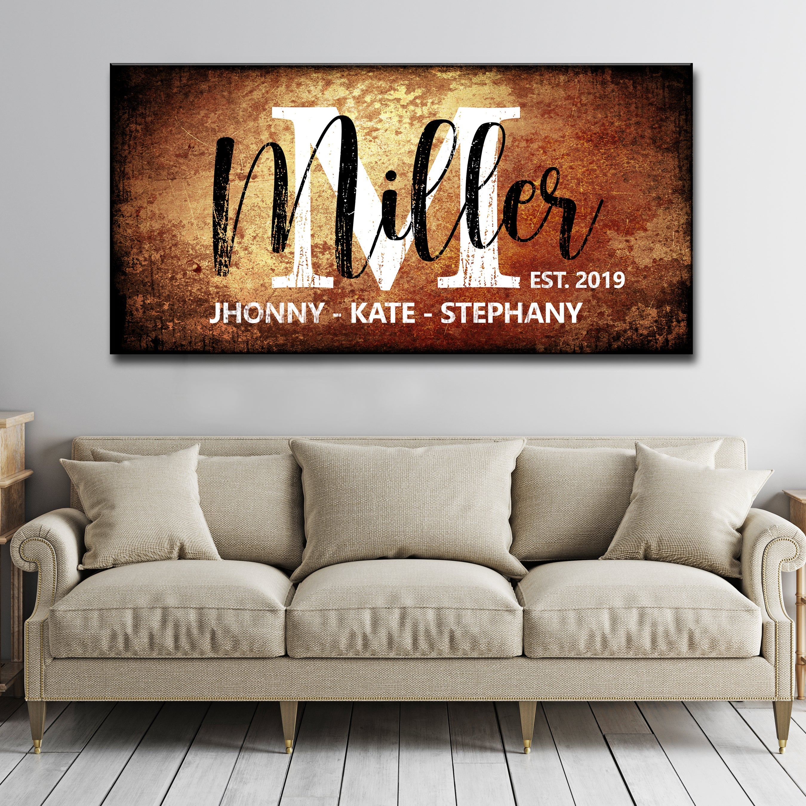 Family Last Name Sign on sale at MyriadMart