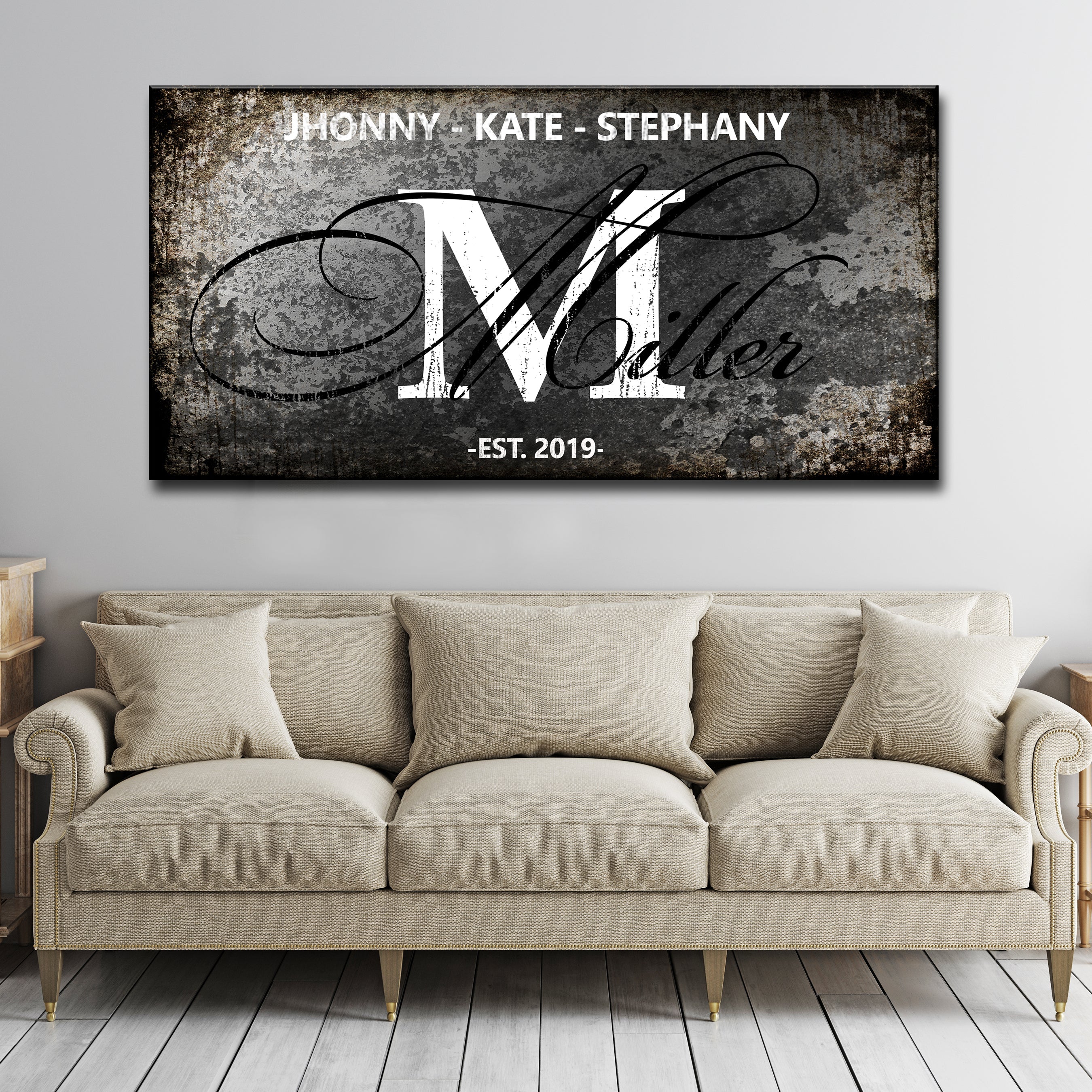 Family Last Name Sign on sale at MyriadMart