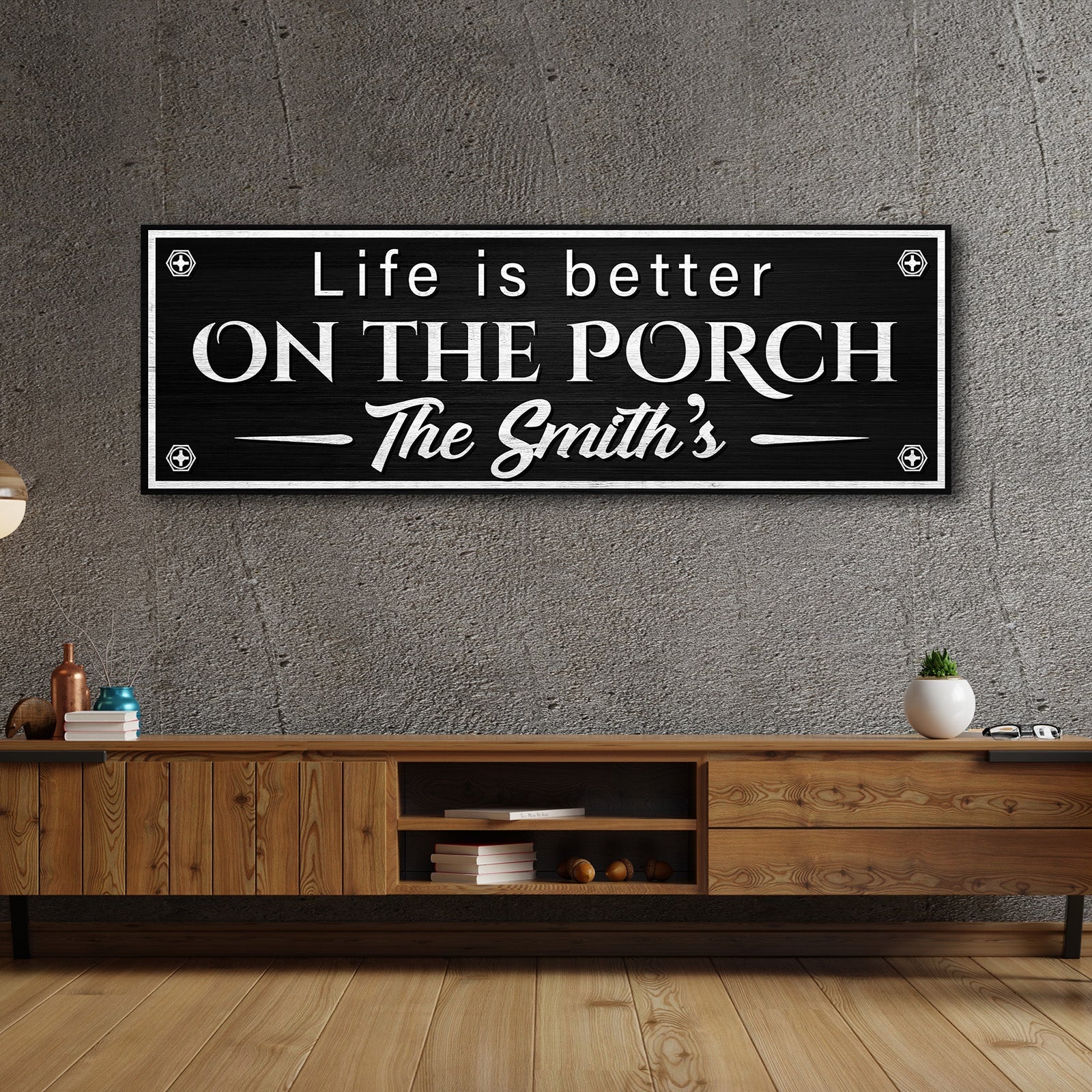 Family Name Porch Sign on sale at MyriadMart