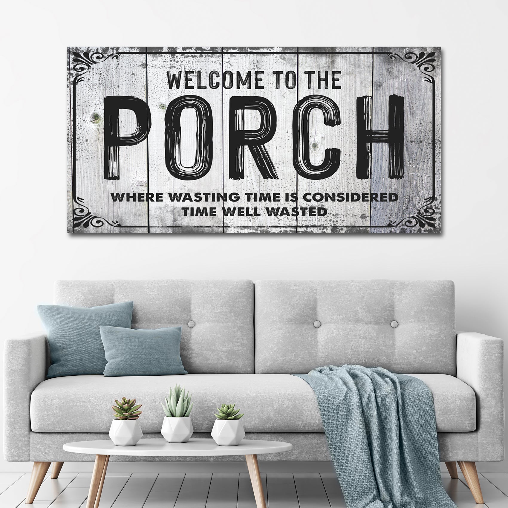 Welcome To The Porch Sign on sale at MyriadMart