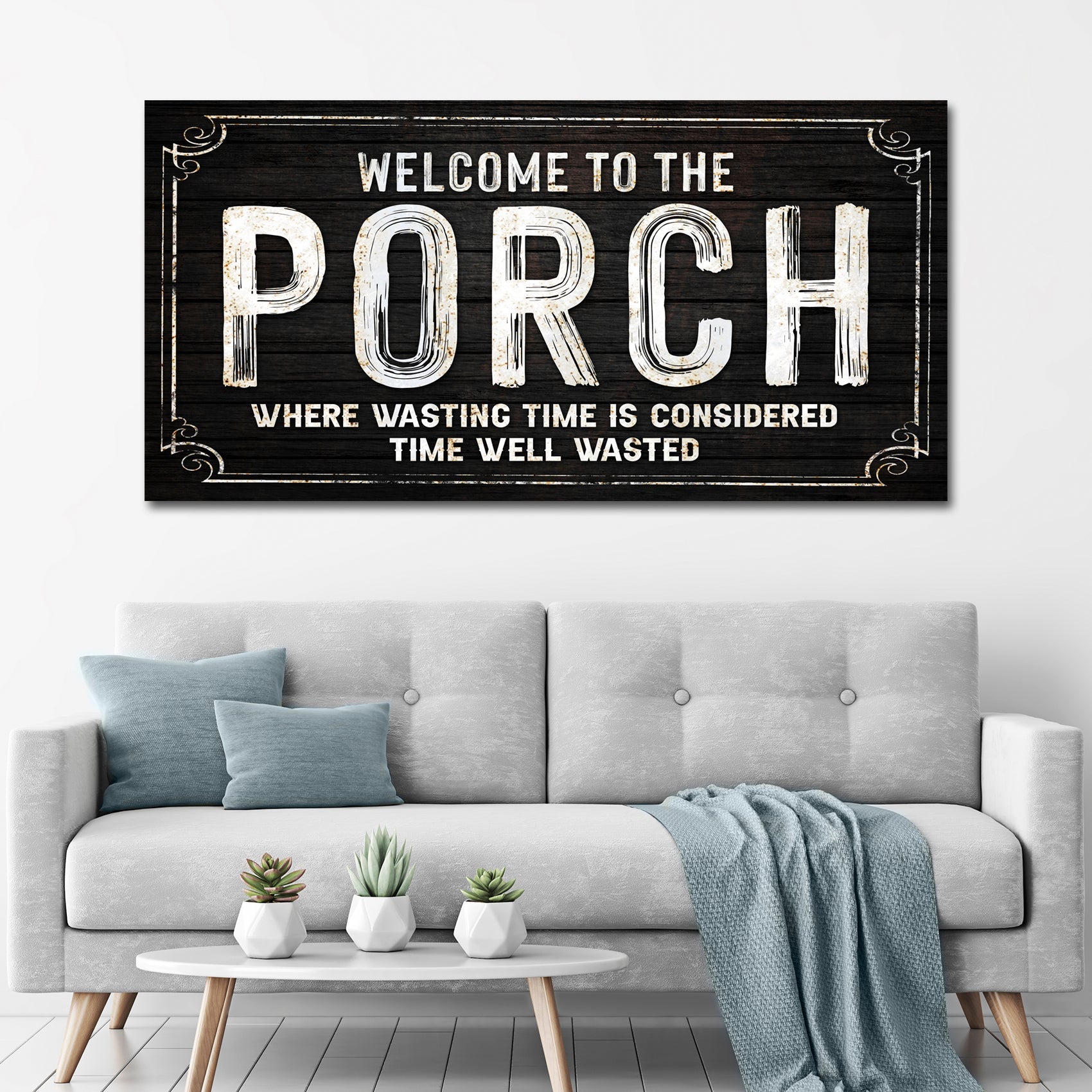 Welcome To The Porch Sign on sale at MyriadMart