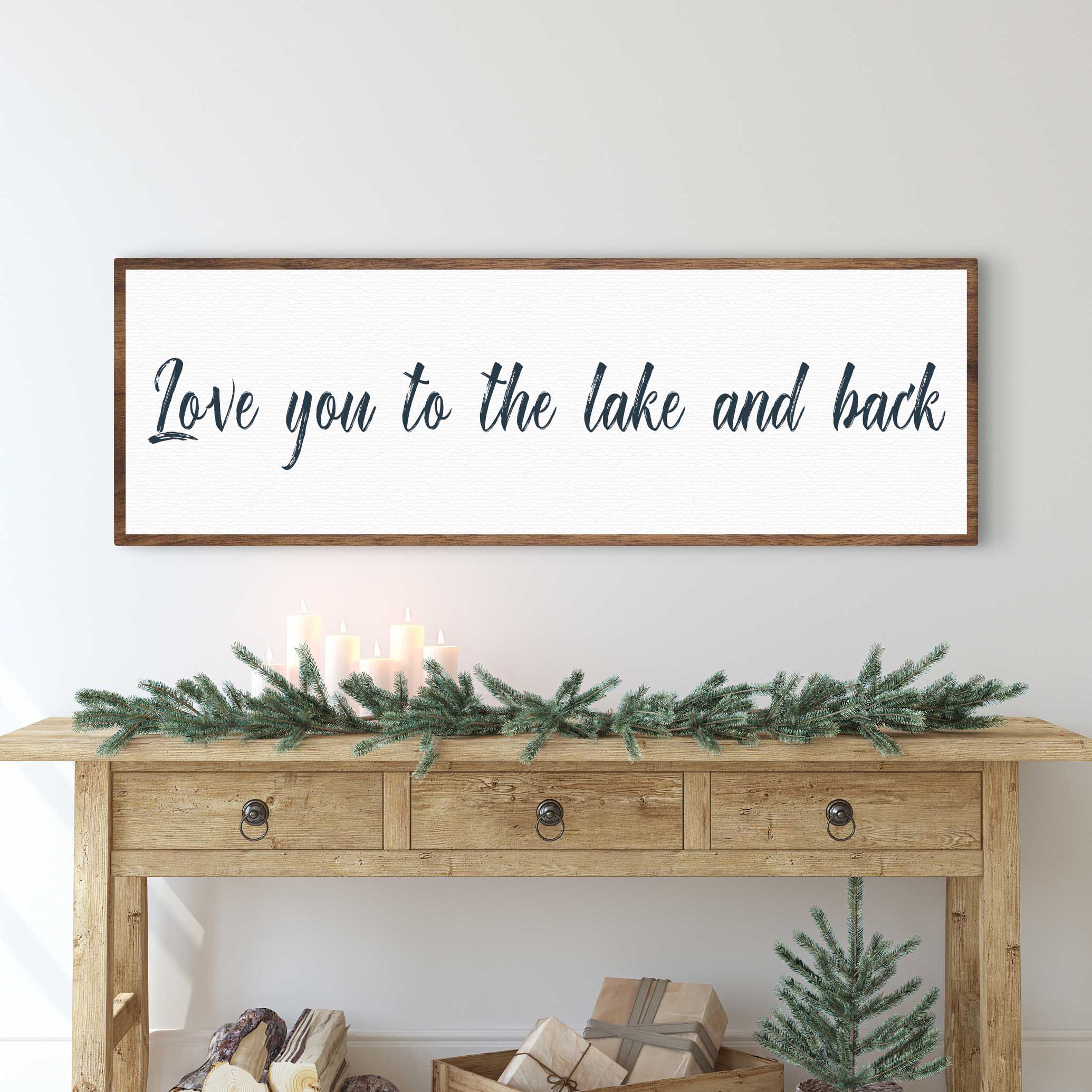 Love You To The Lake And Back Sign II on sale at MyriadMart