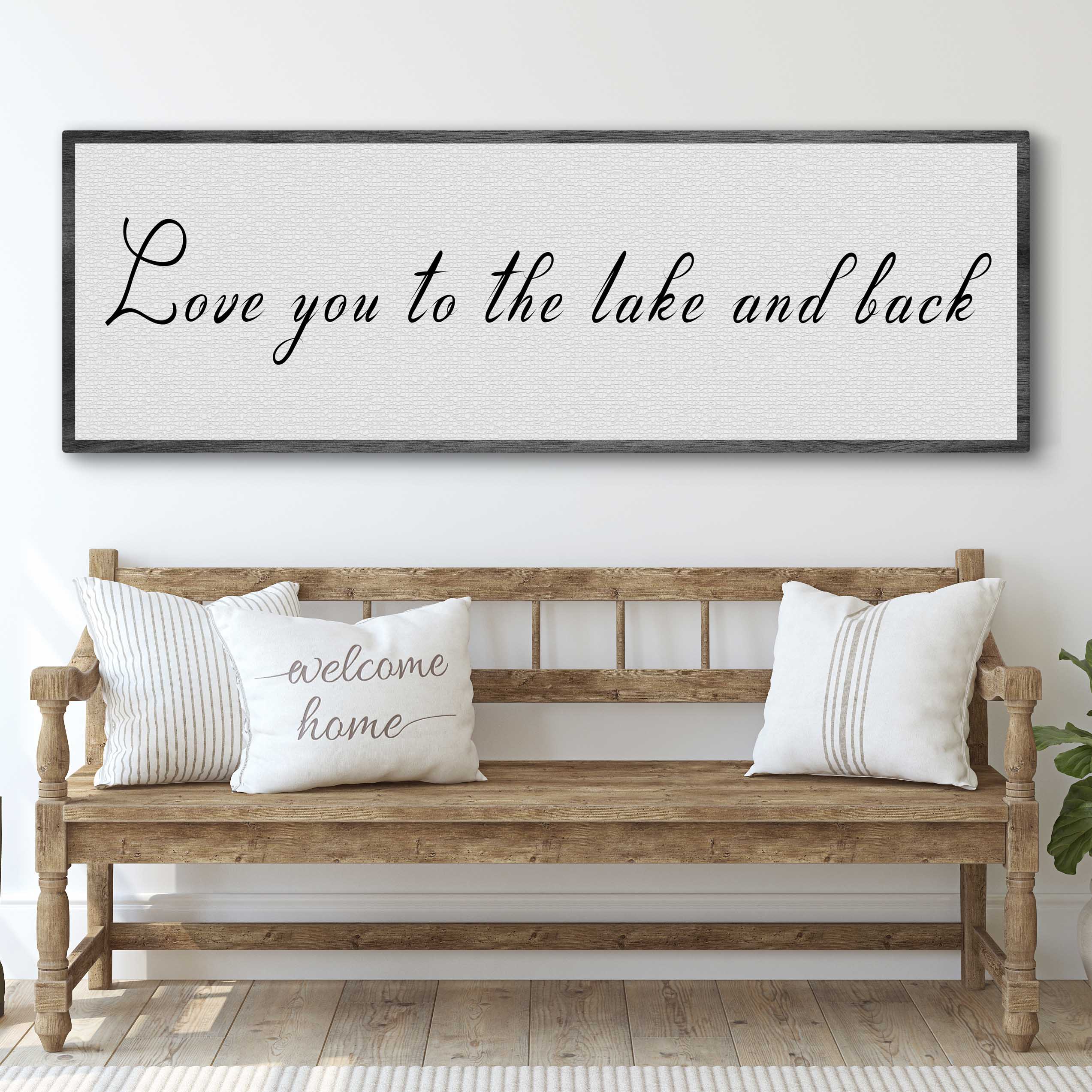 Love You To The Lake And Back Sign II on sale at MyriadMart