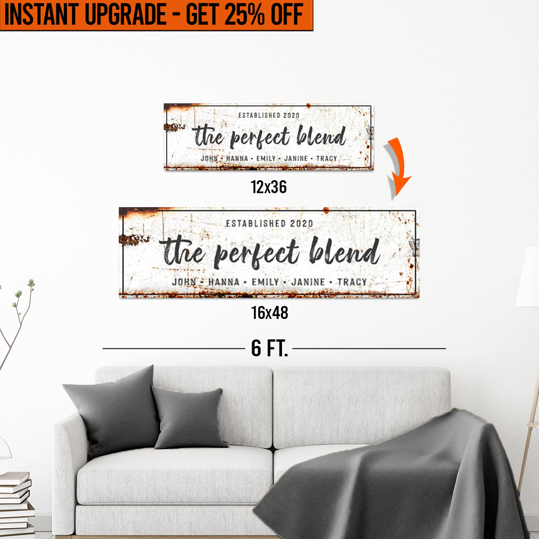 Upgrade Your 12x36 Inches 'The Perfect Blend' Style 1 Canvas To 16x48 Inches on sale at MyriadMart