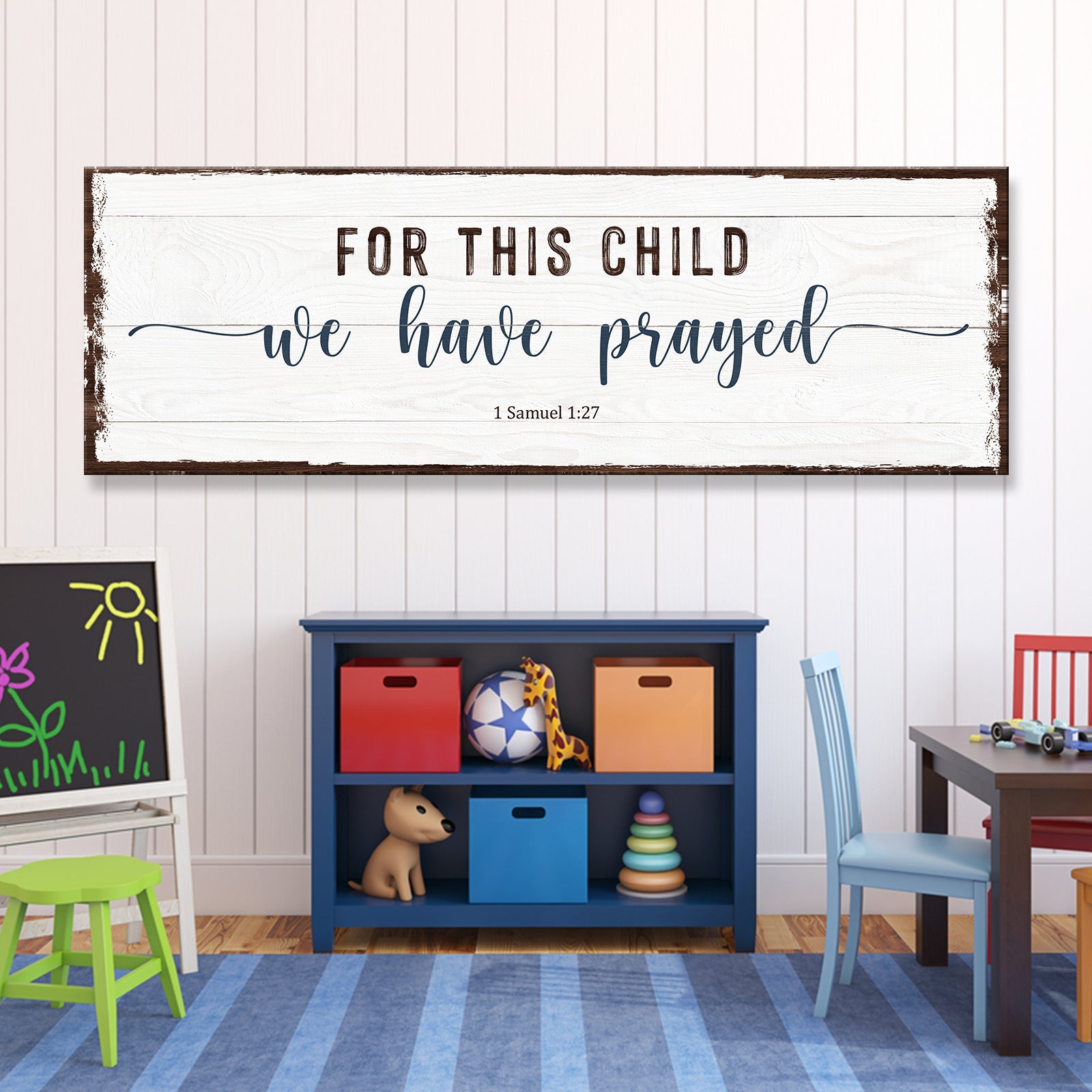 1 Samuel 1:27 - For This Child We Have Prayed Sign II on sale at MyriadMart